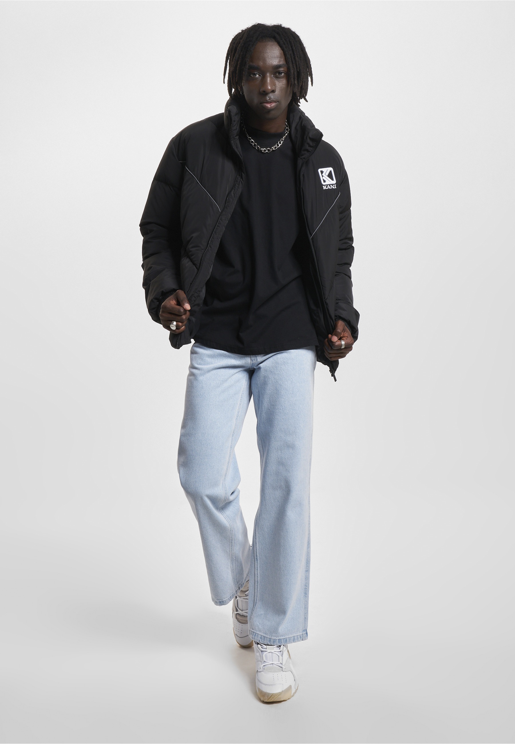 Karl Kani Winterjacke »Karl Kani Damen KM233-043-1 KK Og Puffer Jacket« 1 Stk. tlg. ohne Kapuze