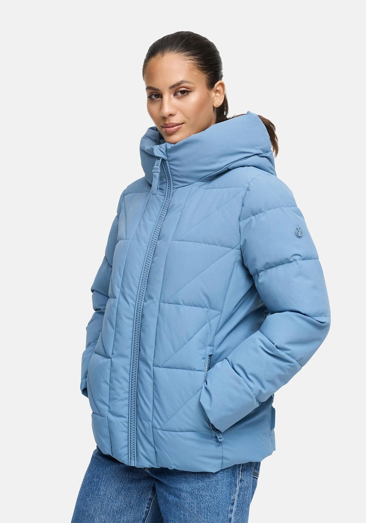 Marikoo Winterjacke "Kuschelnasee", mit extra hohem Kragen und warmem Fleec günstig online kaufen
