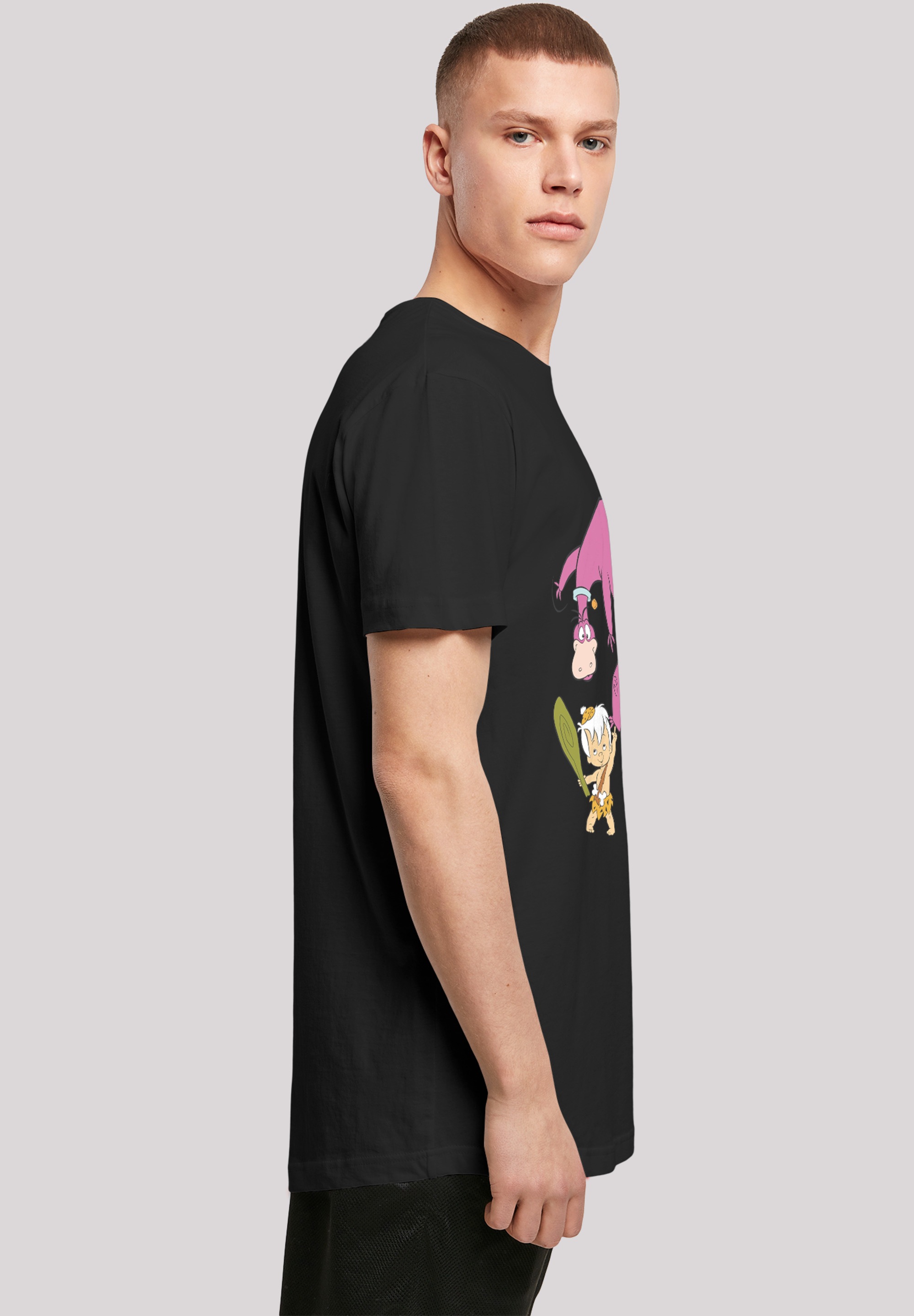F4NT4STIC T-Shirt »Die Familie Feuerstein Bamm Bamm And Dino«, Print