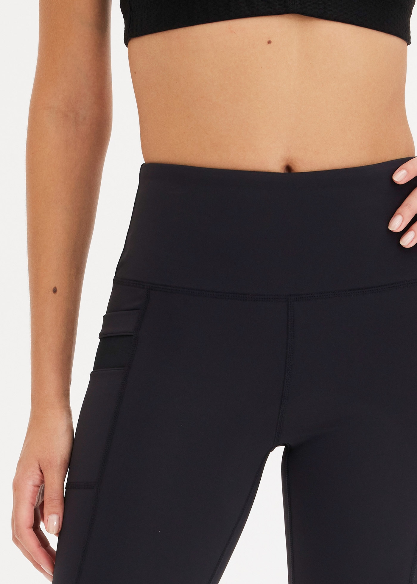 bonprix Funktionsleggings  weiches Material, mit doppeltem Taillenbund, Skinny Fit