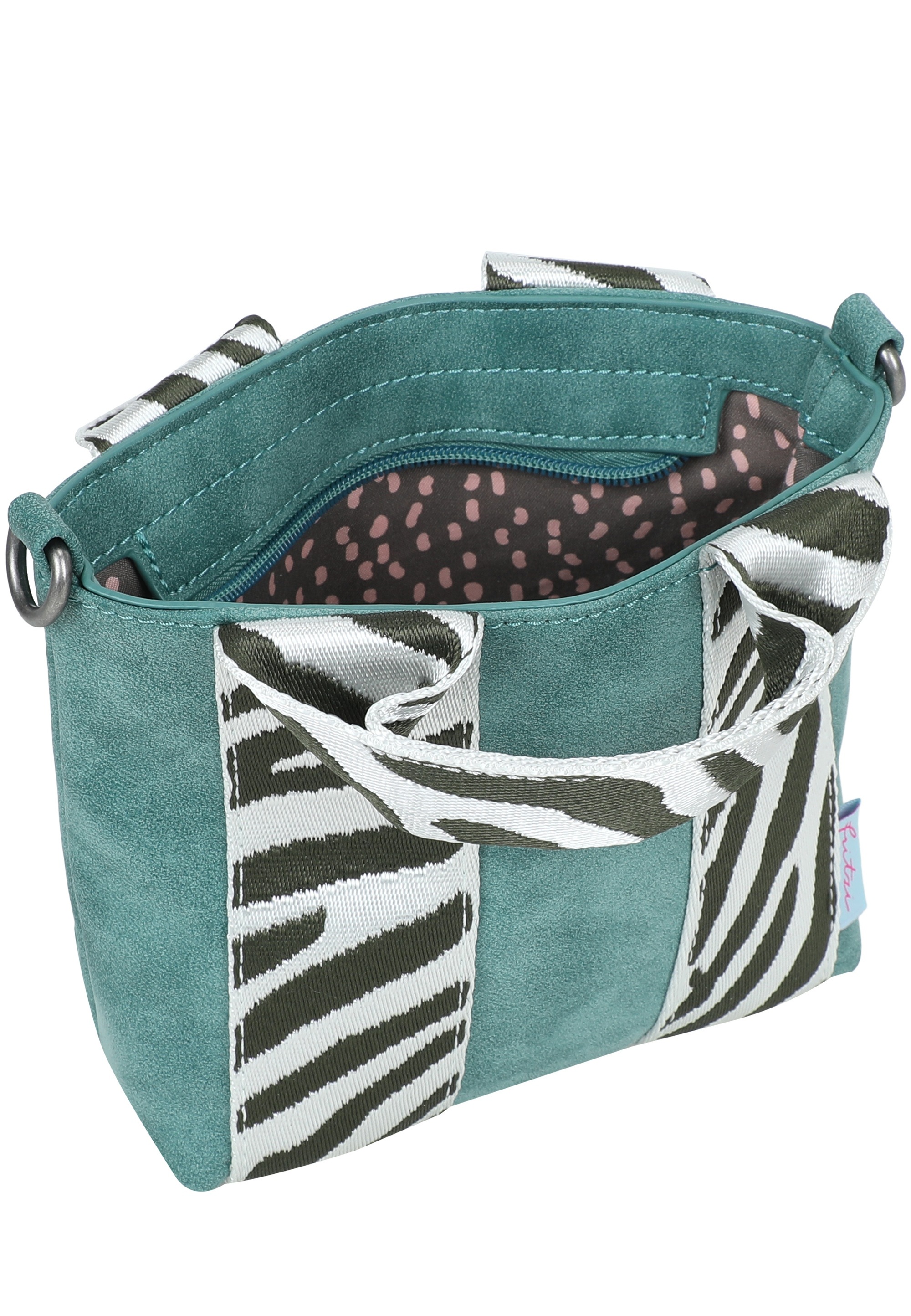 Fritzi aus Preußen Schultertasche »Fritzi Bini Jive Blackini« mit breiten Webbing-Schulterriemen