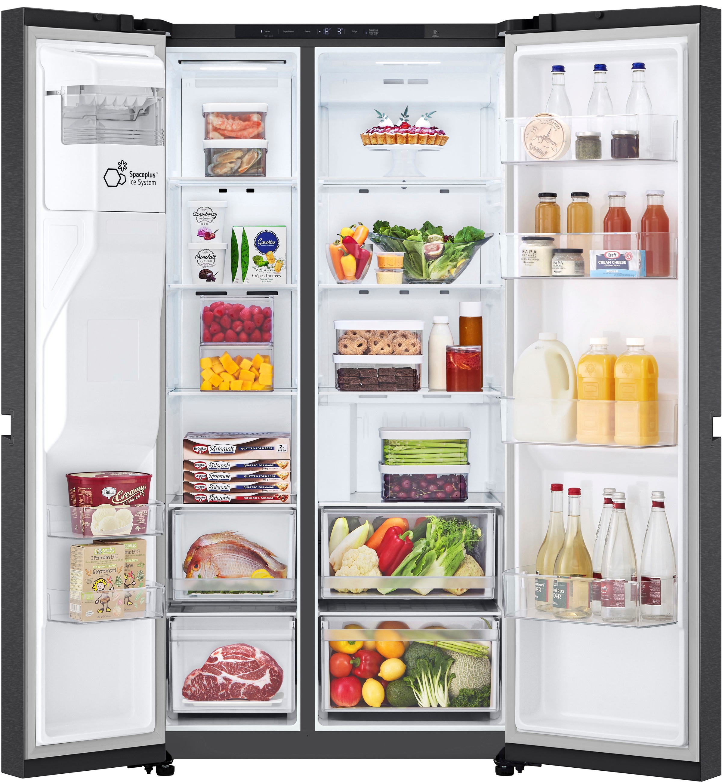 Thumbnail - LG Side-by-Side "GSLC40EPPE" 179 cm hoch 91,3 cm breit Total No Frost, LINEARCooling, Multi-Airflow, mit Festwasseransch...