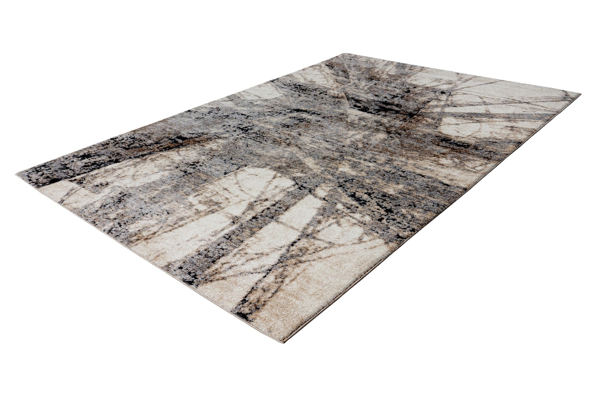 Teppich KAYOOM "Firenze 485", grau, B:200cm H:22mm L:290cm, Polypropylen, Teppiche, Teppich, Kurzflor, Modernes Muster, Fußbodenheizungsgeeignet, Wohnzimmer 2