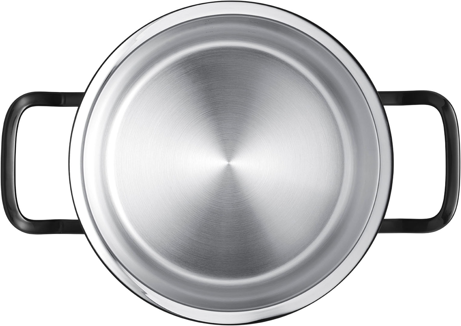 Fissler Topf-Set »Original-Profi Collection ShadowLine«, Edelstahl 18/10, (Set, 8 tlg., 3 Kochtöpfe mit Metalldeckel, 1 Servierpfanne, 1 Stielkasserolle), Auf 1.800 Stück limitiert, Echtheitszertifikat, Made in Germany