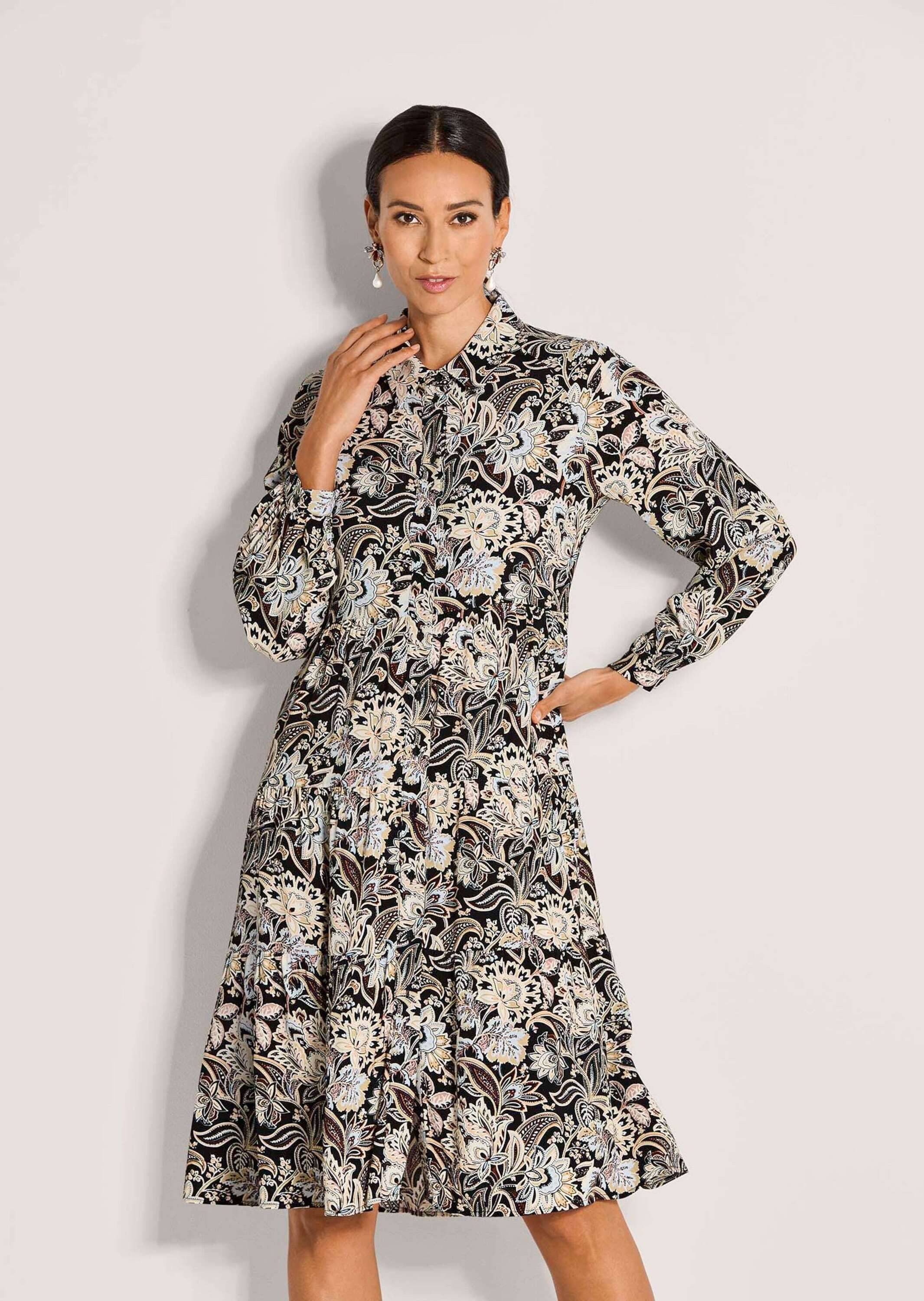 Thumbnail - MADELEINE Sommerkleid "Kleid Druck-Damenkleid mit Knopfleiste" Seitliche Eingrifftaschen