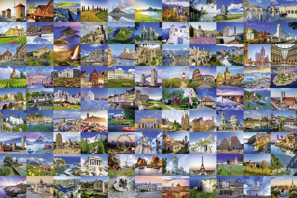 Ravensburger Puzzle »99 Beautiful Places in Europe«, Made in Germany, FSC® - schützt Wald - weltweit