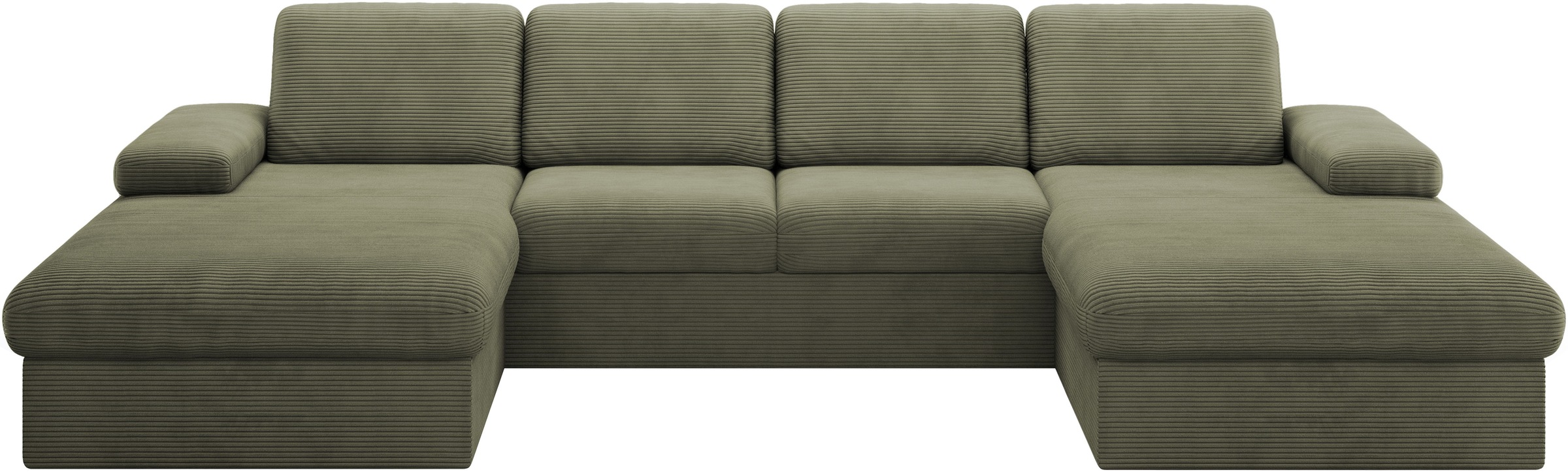 sit&more Wohnlandschaft "Moreno U-Form, B: 309 cm" mit Armteilverstellung, günstig online kaufen