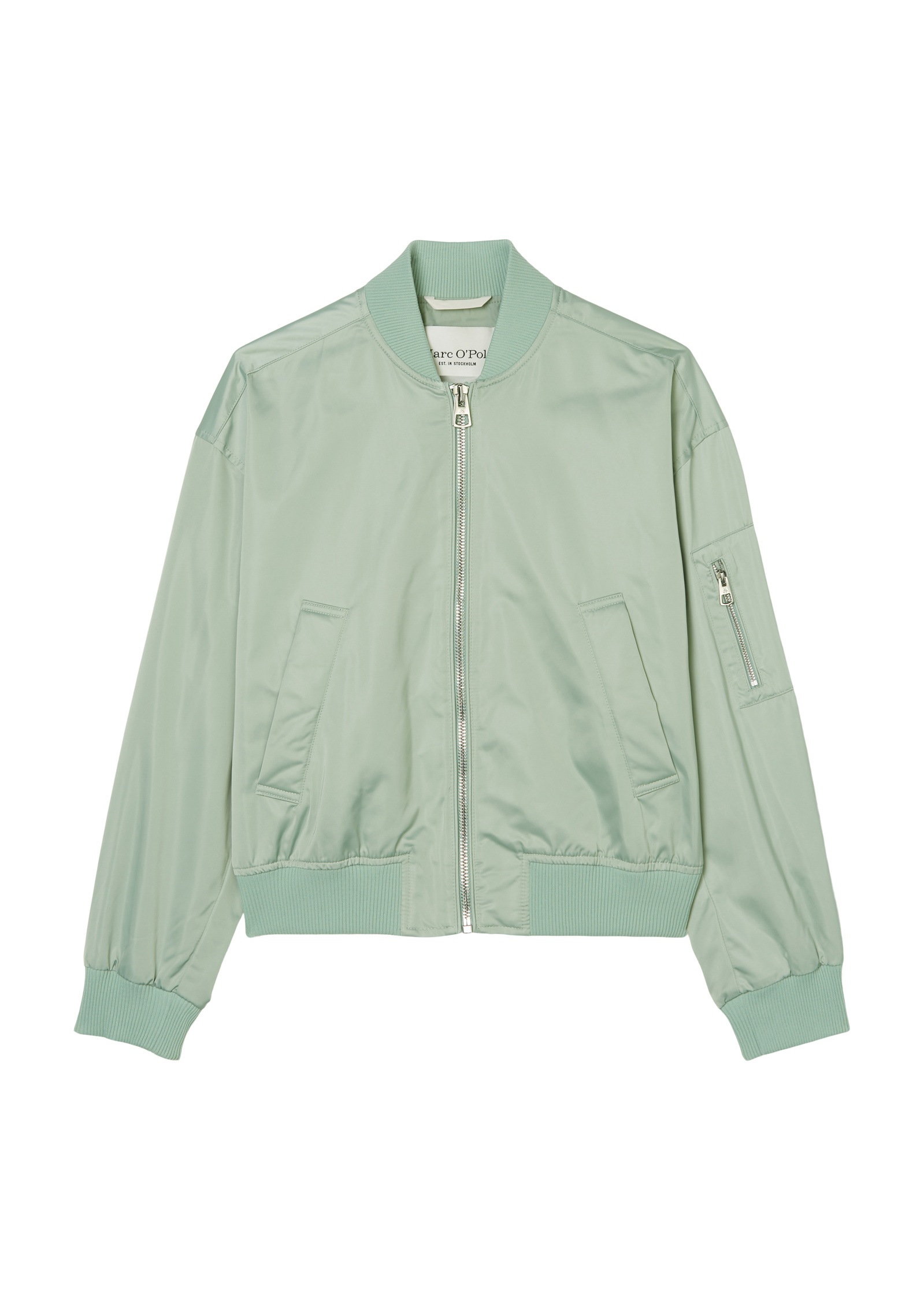 Marc O'Polo Outdoorjacke »aus recyceltem Polyester-Twill«, ohne Kapuze