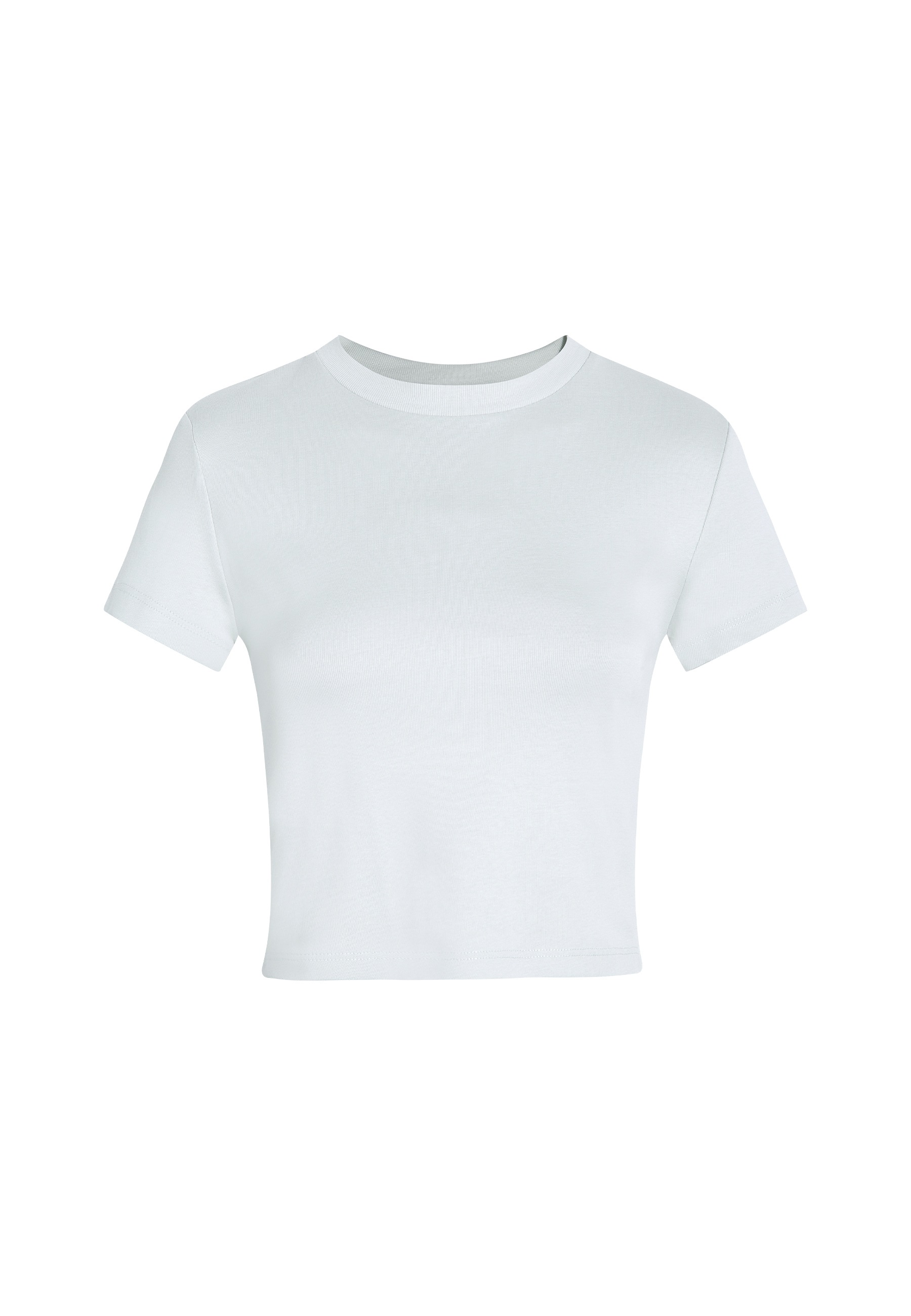 Mavi T-Shirt »CREW NECK BASIC TEE«, Top verkürzt