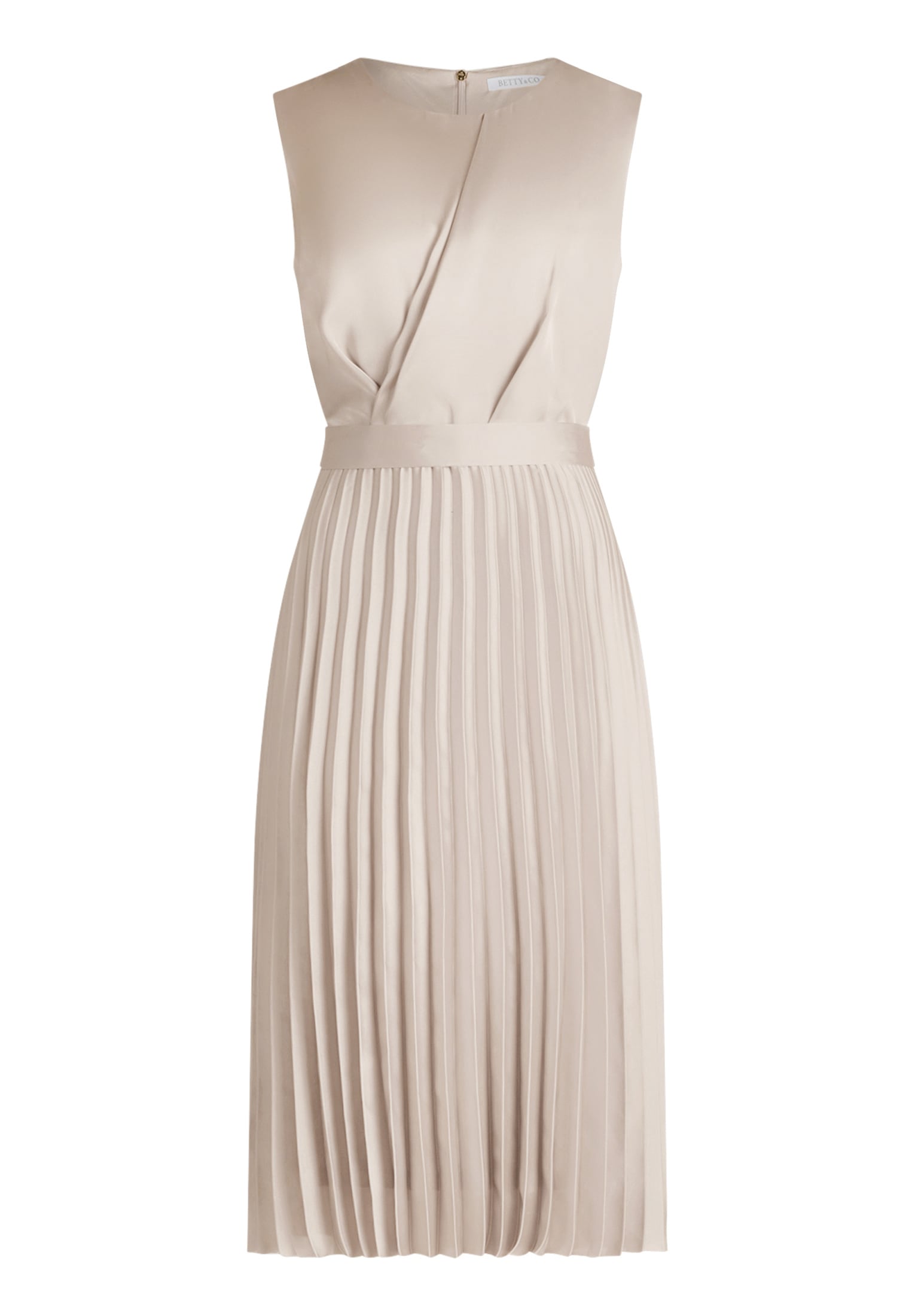 Betty&Co Midikleid »Damen mit Plissee« Ohne Tasche Plissee