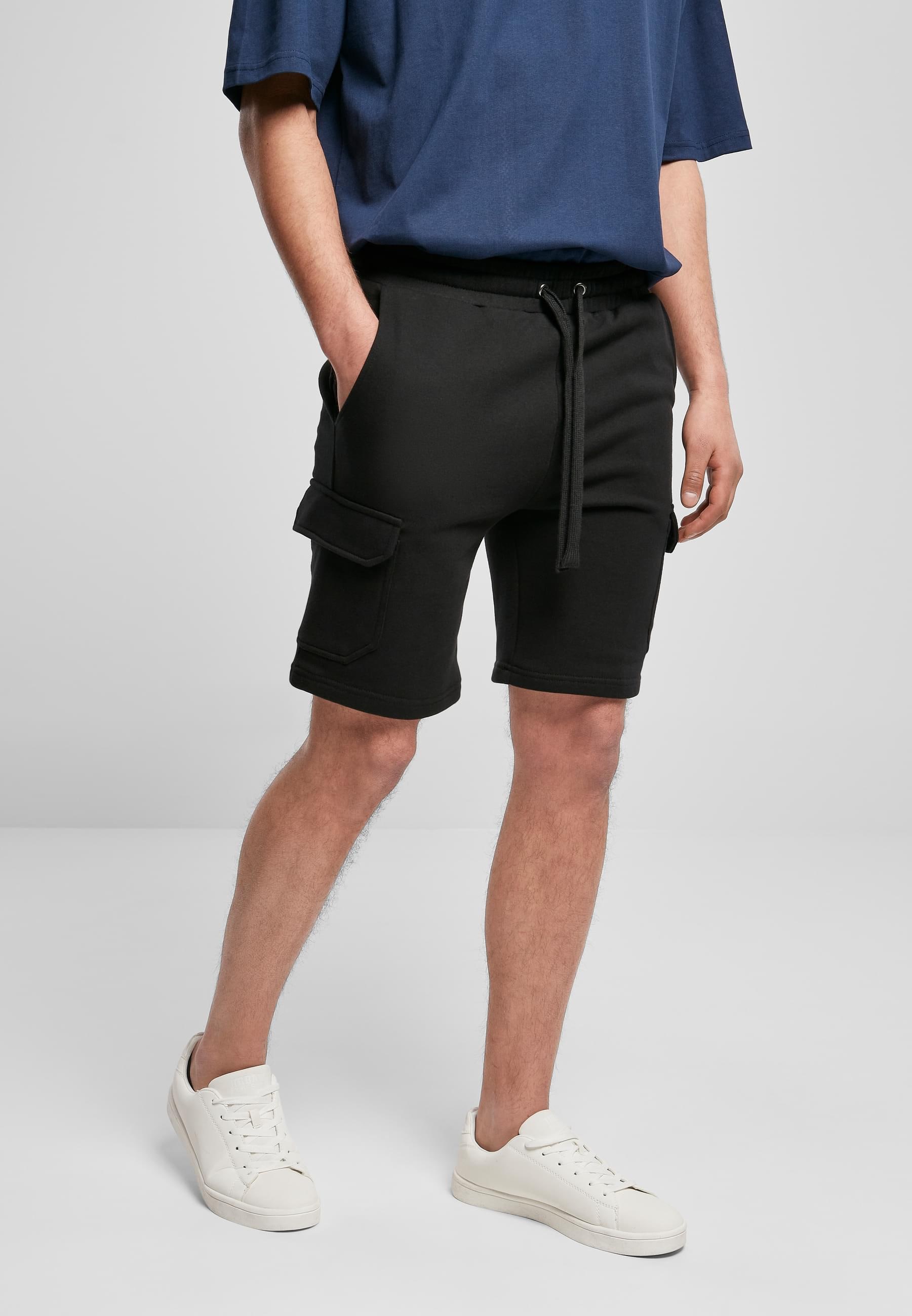 URBAN CLASSICS Sweatshorts »Urban Classics Herren Organic Cargo Sweatshorts«, (1 tlg.)