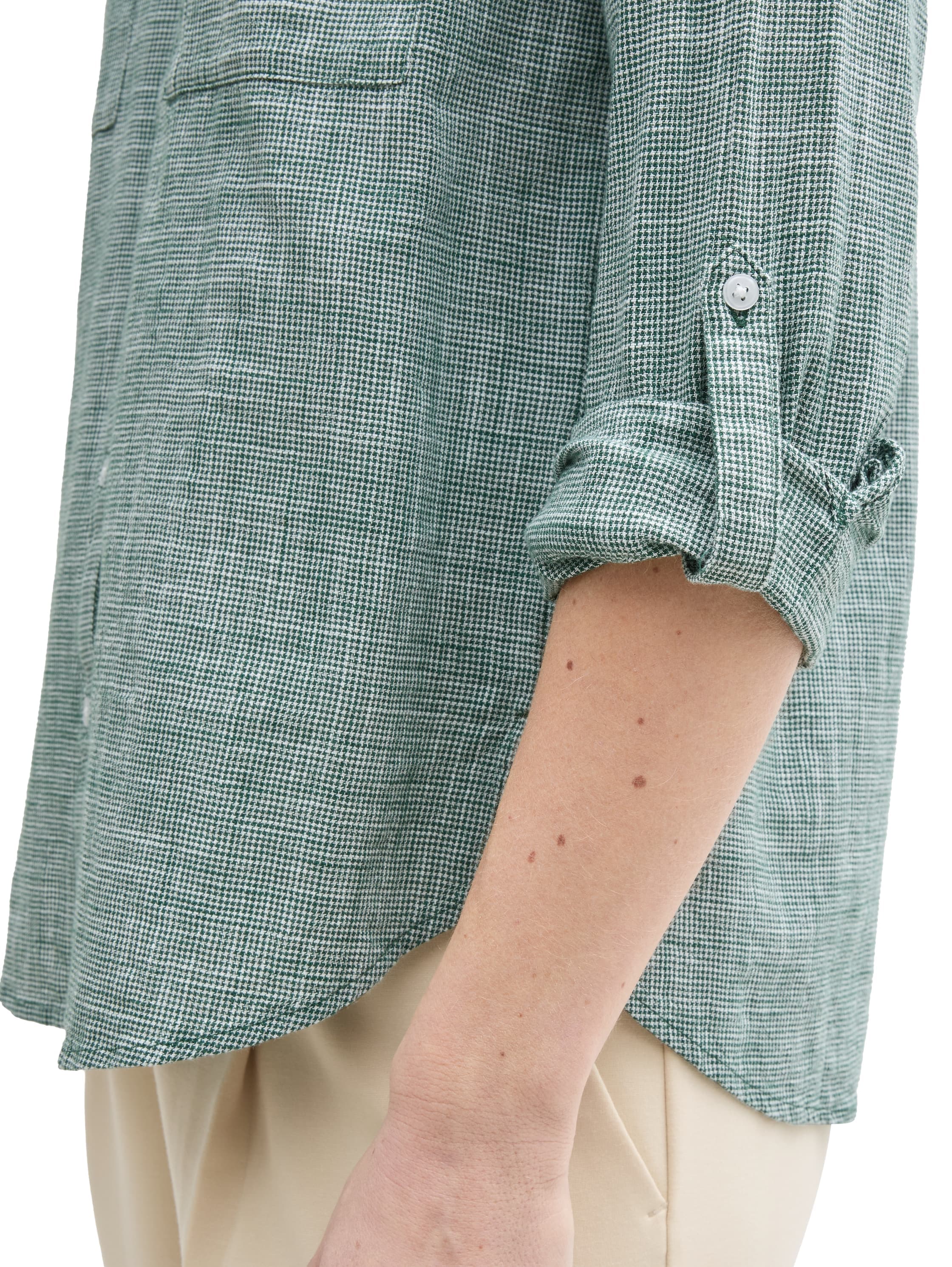 TOM TAILOR Langarmbluse, mit Brusttasche