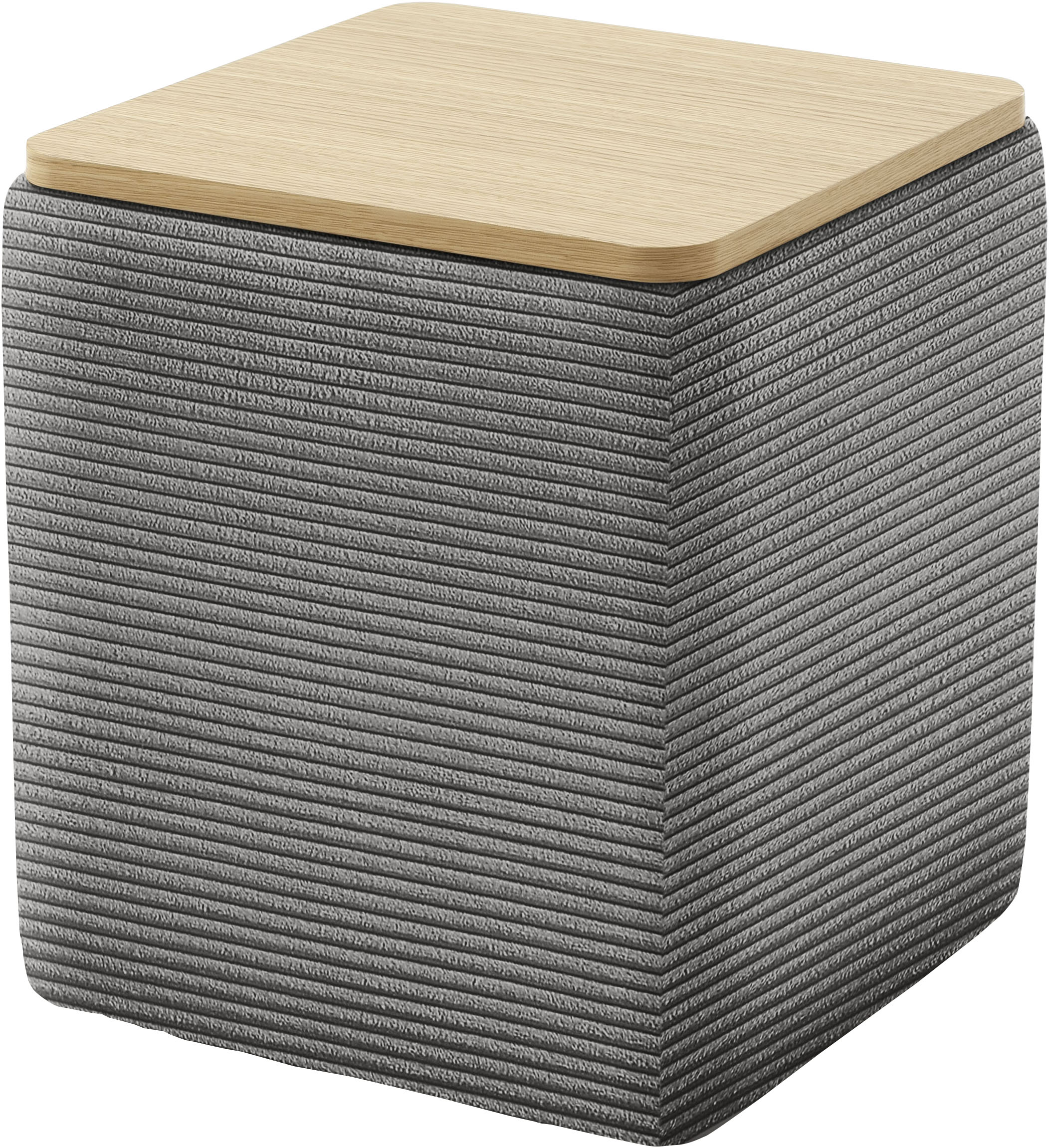 Home affaire Ablagetisch "Kyro, Stauraum mit Tischplatte Eiche, Breite 40 cm" Stylisch, handlich und praktisch für dein Schlafzimmer