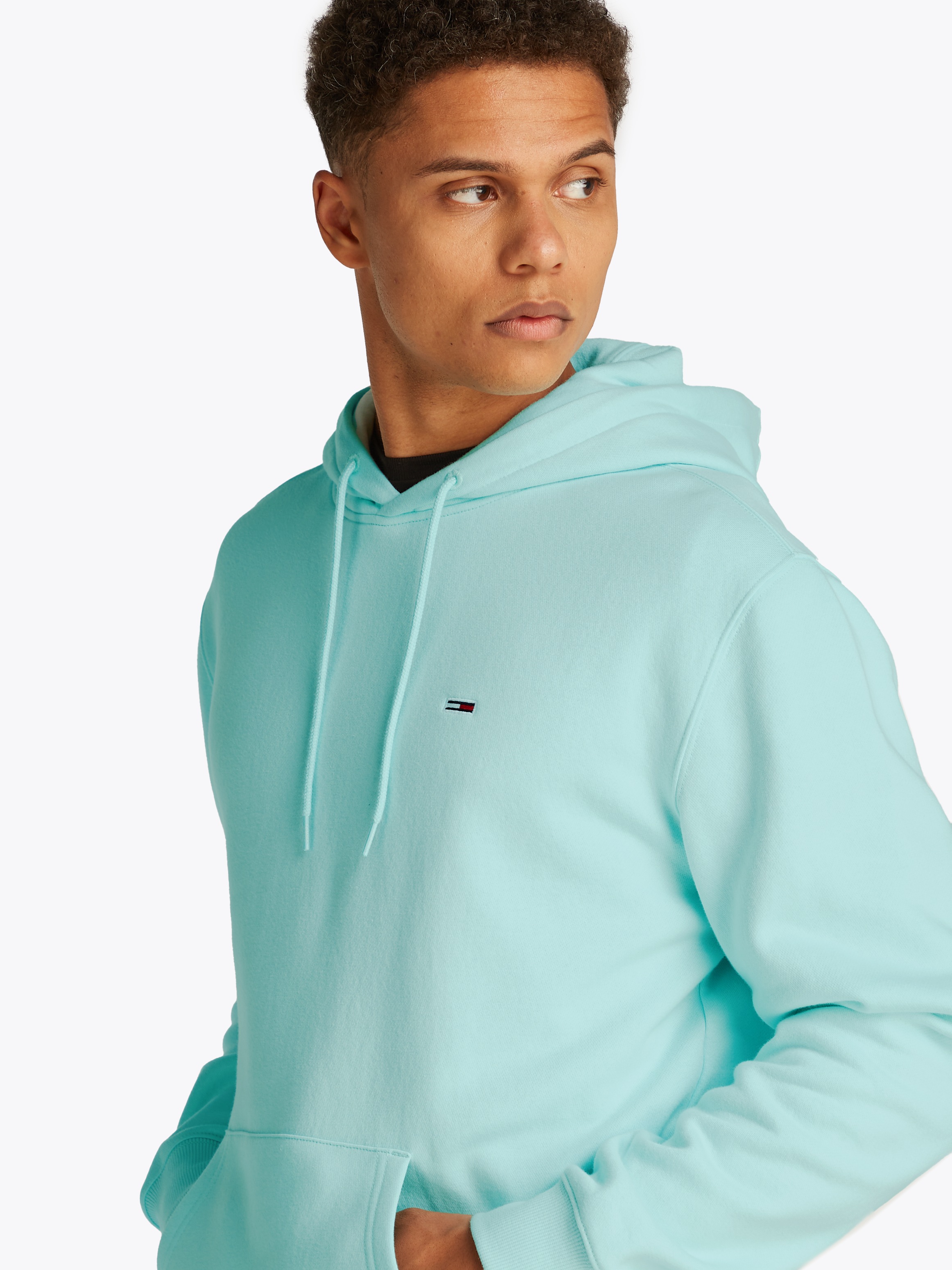 Tommy Jeans Sweatshirt "TJM REG S FLAG HOODIE", mit bestickten Markenlogo a günstig online kaufen