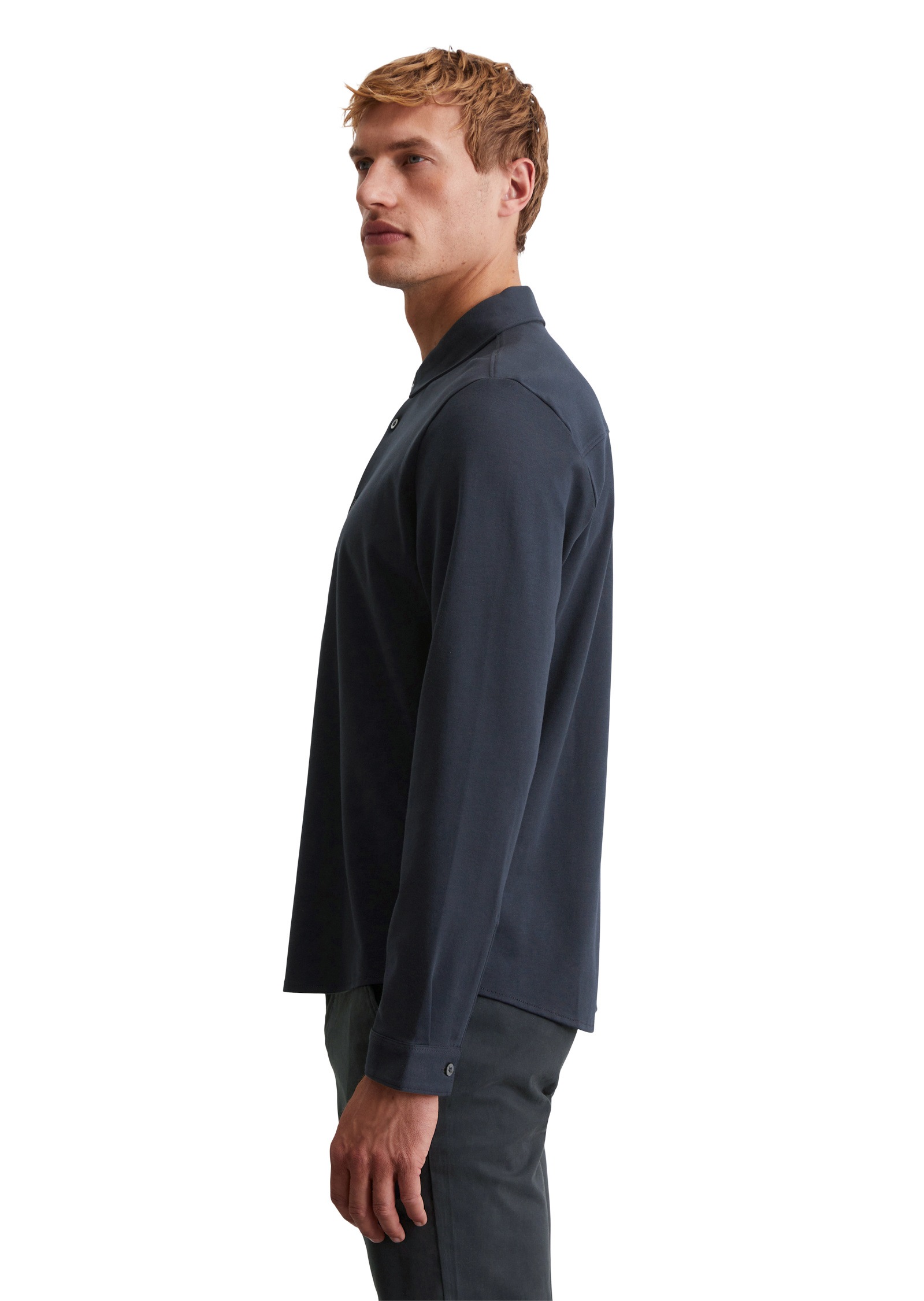 Marc OPolo Blusenshirt "aus weicher Bio-Baumwolle" günstig online kaufen