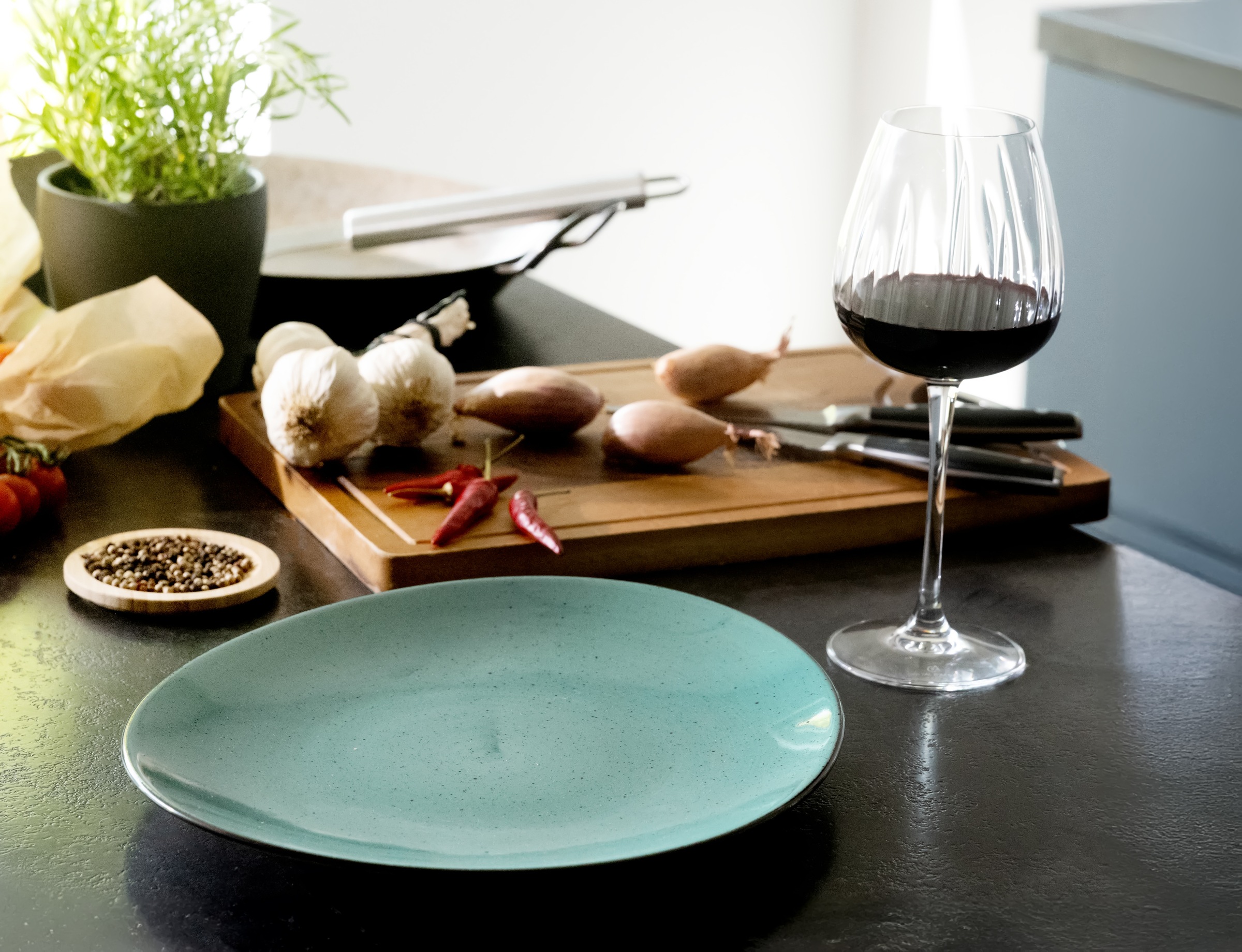 Thumbnail - CreaTable Steakteller "Vintage Nature, Teller-Set, 4-tlg." Naturverbundenes Design, Vielseitig einsetzbar