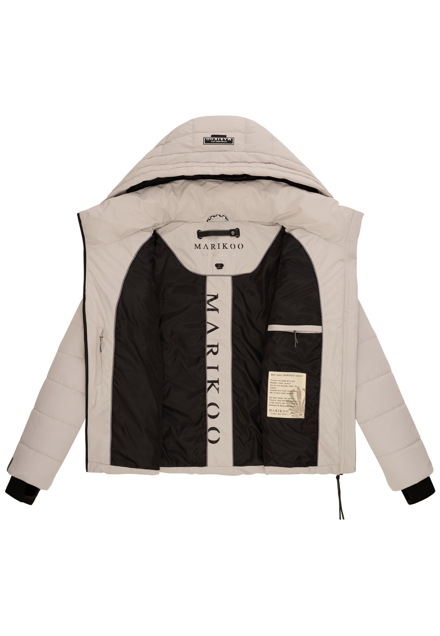 Marikoo Winterjacke »Samuiaa XVI«, mit Kapuze