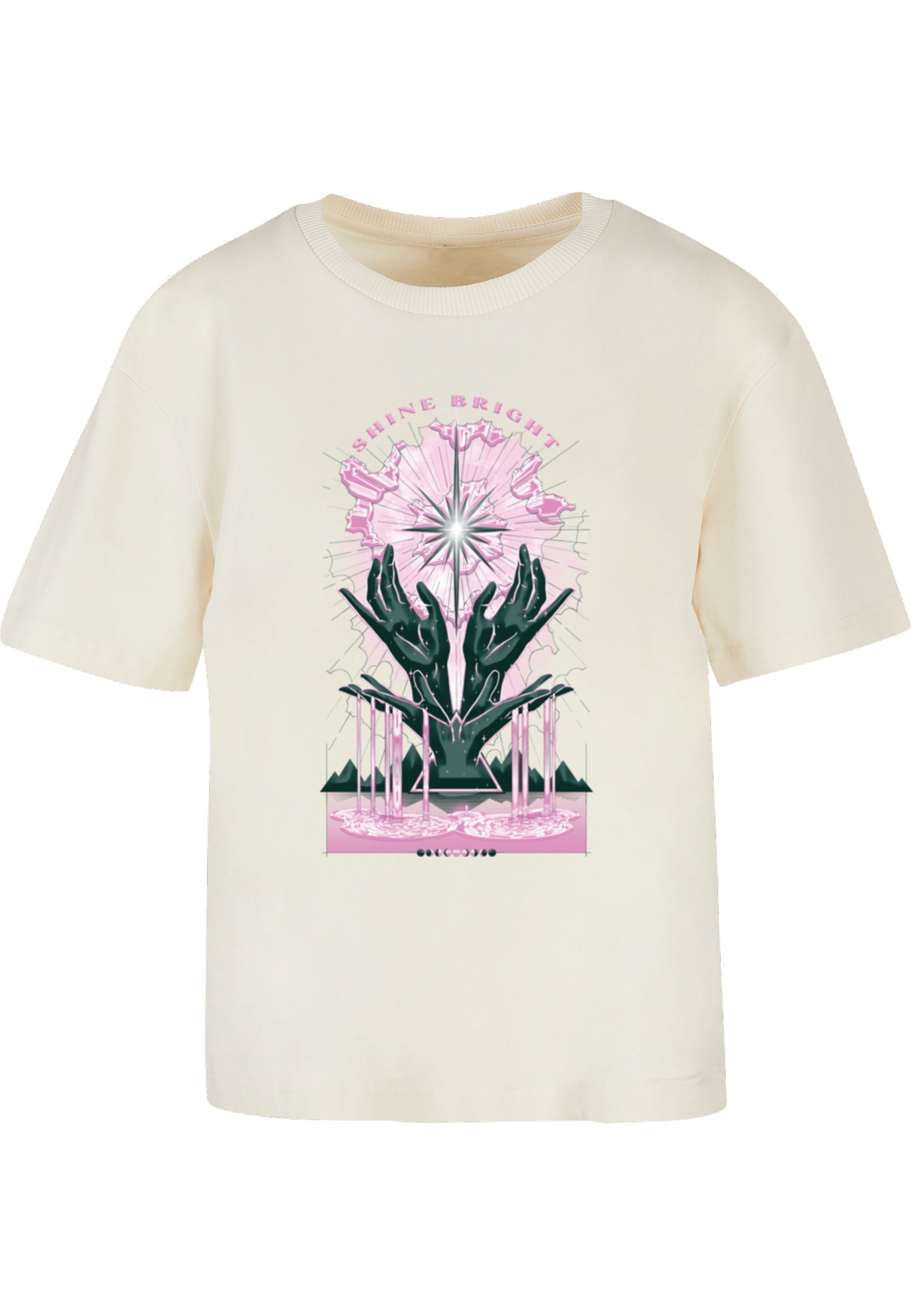 Miss Tee Kurzarmshirt "Miss Tee Damen Shine Bright Tee" 1 Stk. günstig online kaufen