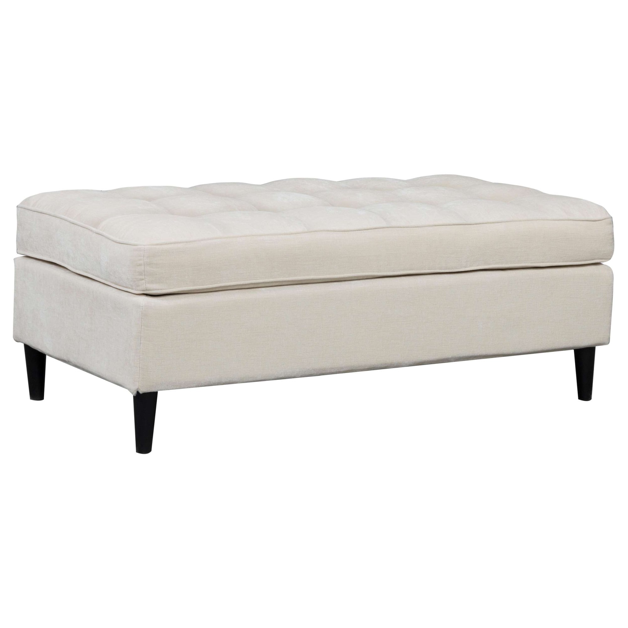 Dorel Home Hocker »LINDHUS, Breite 120 cm« Knopfsteppung, individuell zu kombinieren, Cord und Chenille-Bezug