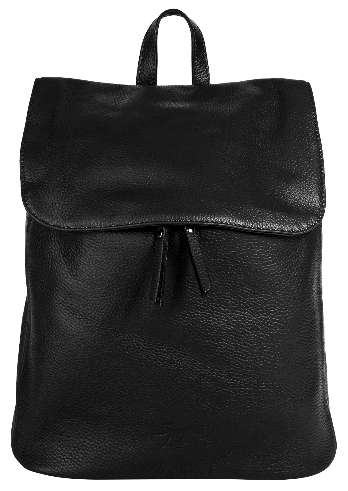 Samantha Look Cityrucksack echt Leder, Made in Italy