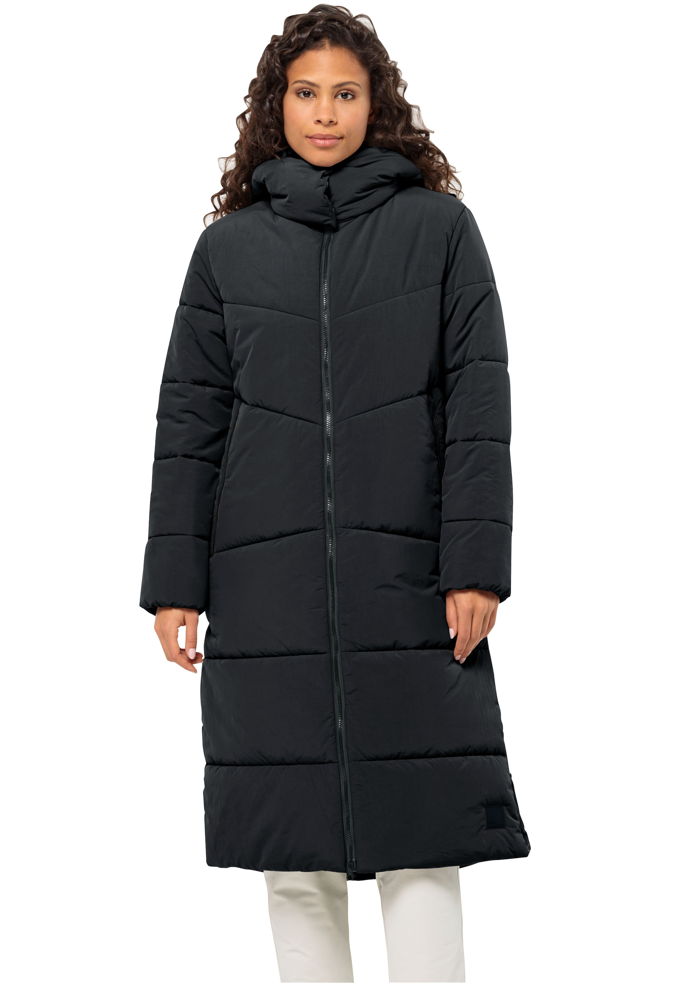 Jack Wolfskin Funktionsmantel "KAROLINGER LONG COAT W", mit Kunstfaserfüllung