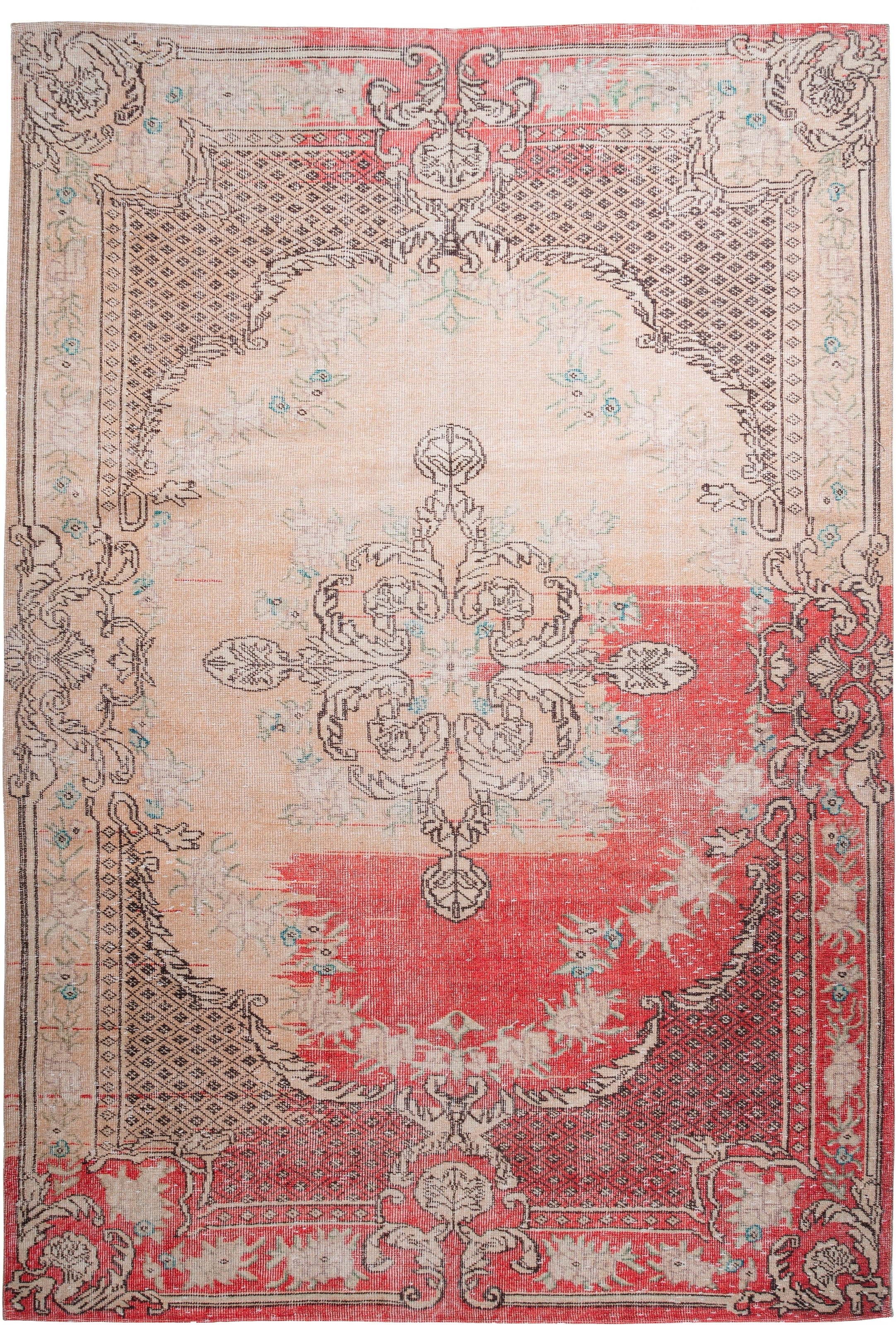 Arte Espina Teppich »Vintage 8405«, rechteckig, 9 mm Höhe, Kurzflor im Vintage Design, Wohnzimmer