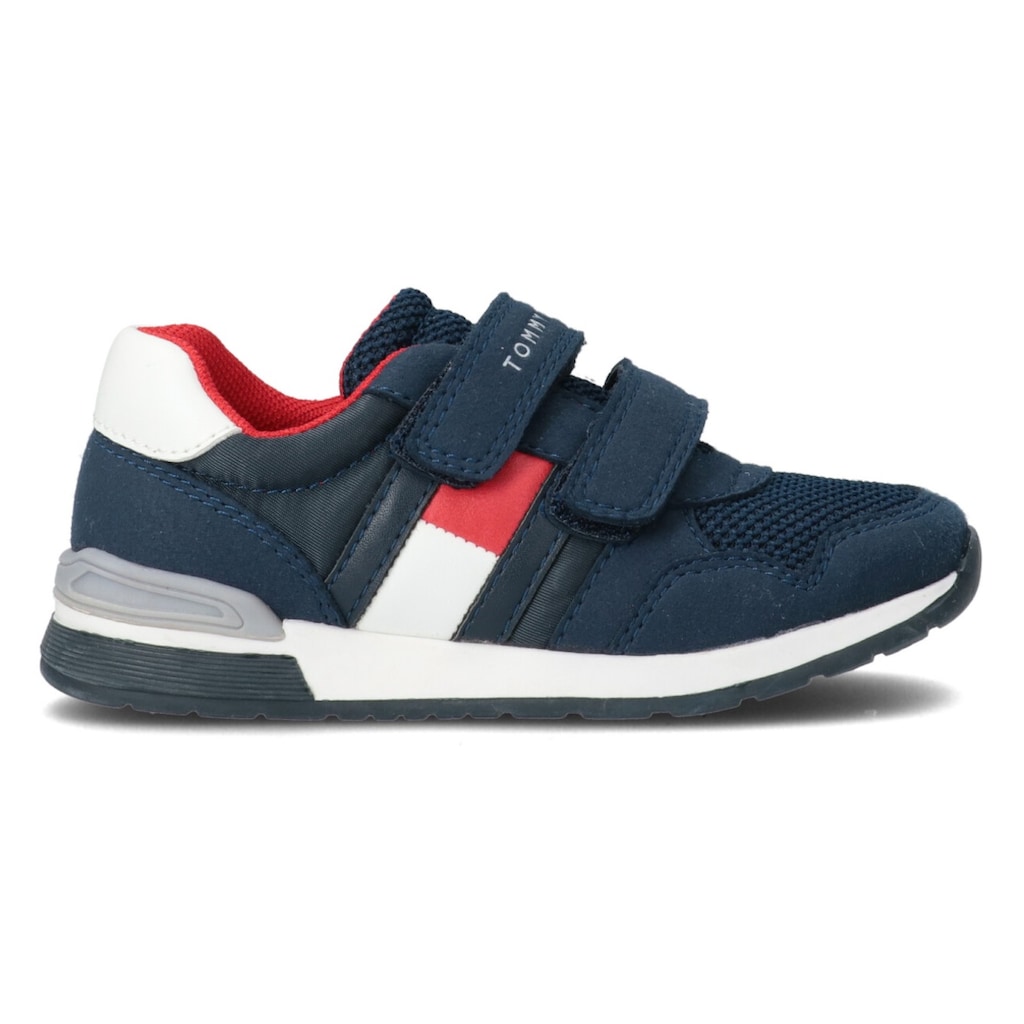 Tommy Hilfiger Sneaker »LOW CUT VELCRO«, mit doppeltem Klettverschluss, Freizeitschuh, Halbschuh, Schnürschuh