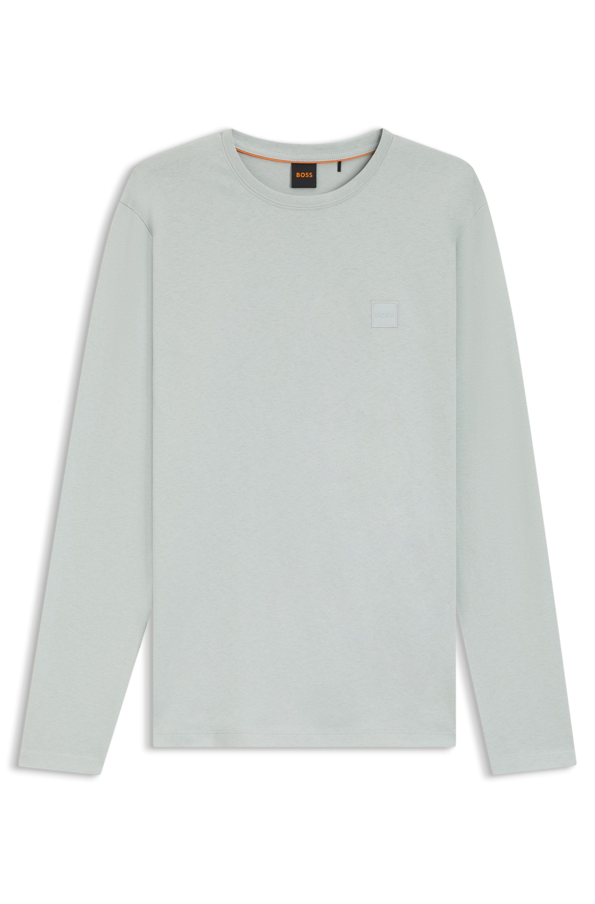 BOSS ORANGE Langarmshirt "Tacks" mit Markenlogo auf der Brust günstig online kaufen