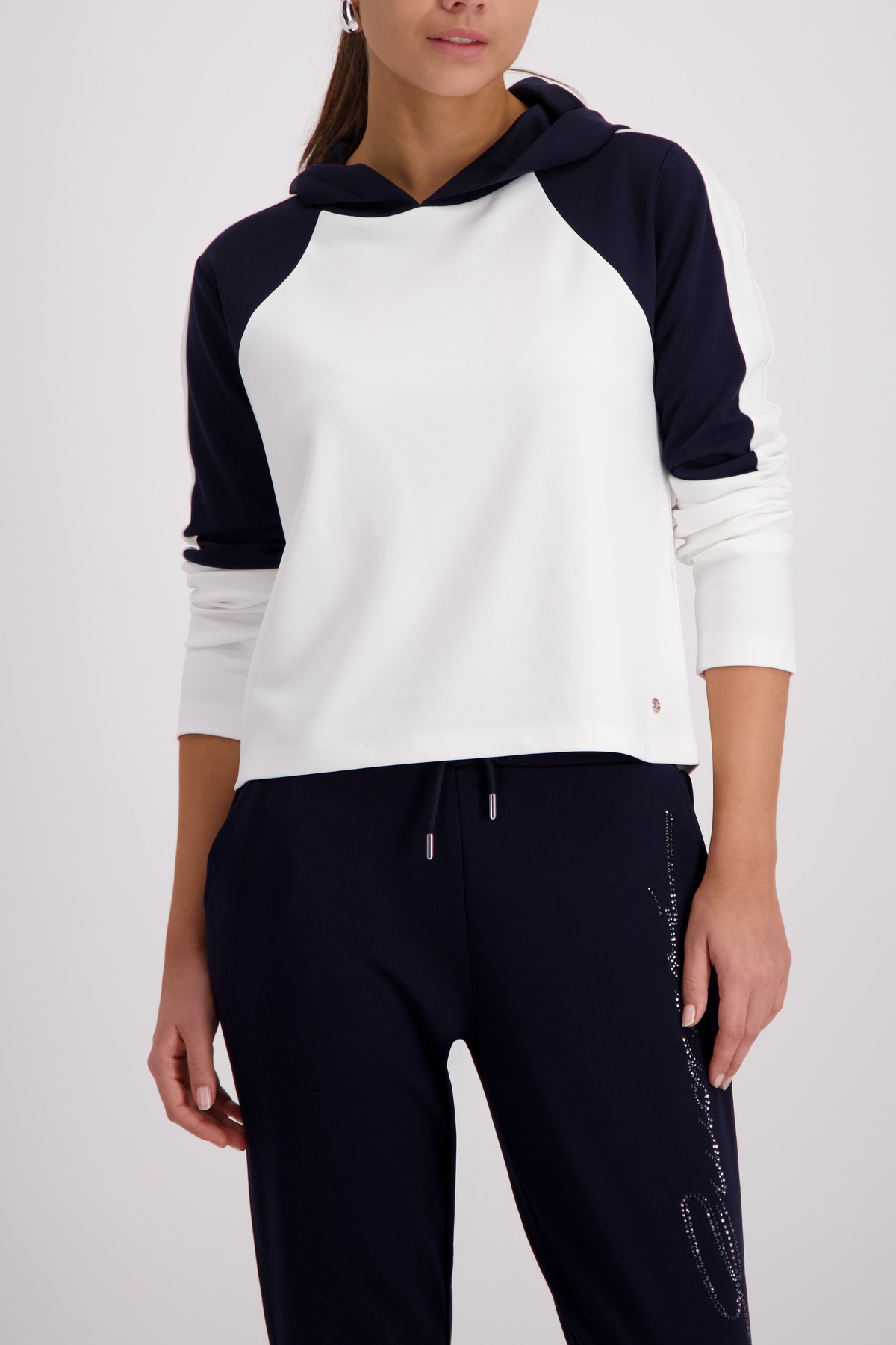 Monari Kapuzensweatshirt, Colorblock Design, Regular Fit günstig online kaufen