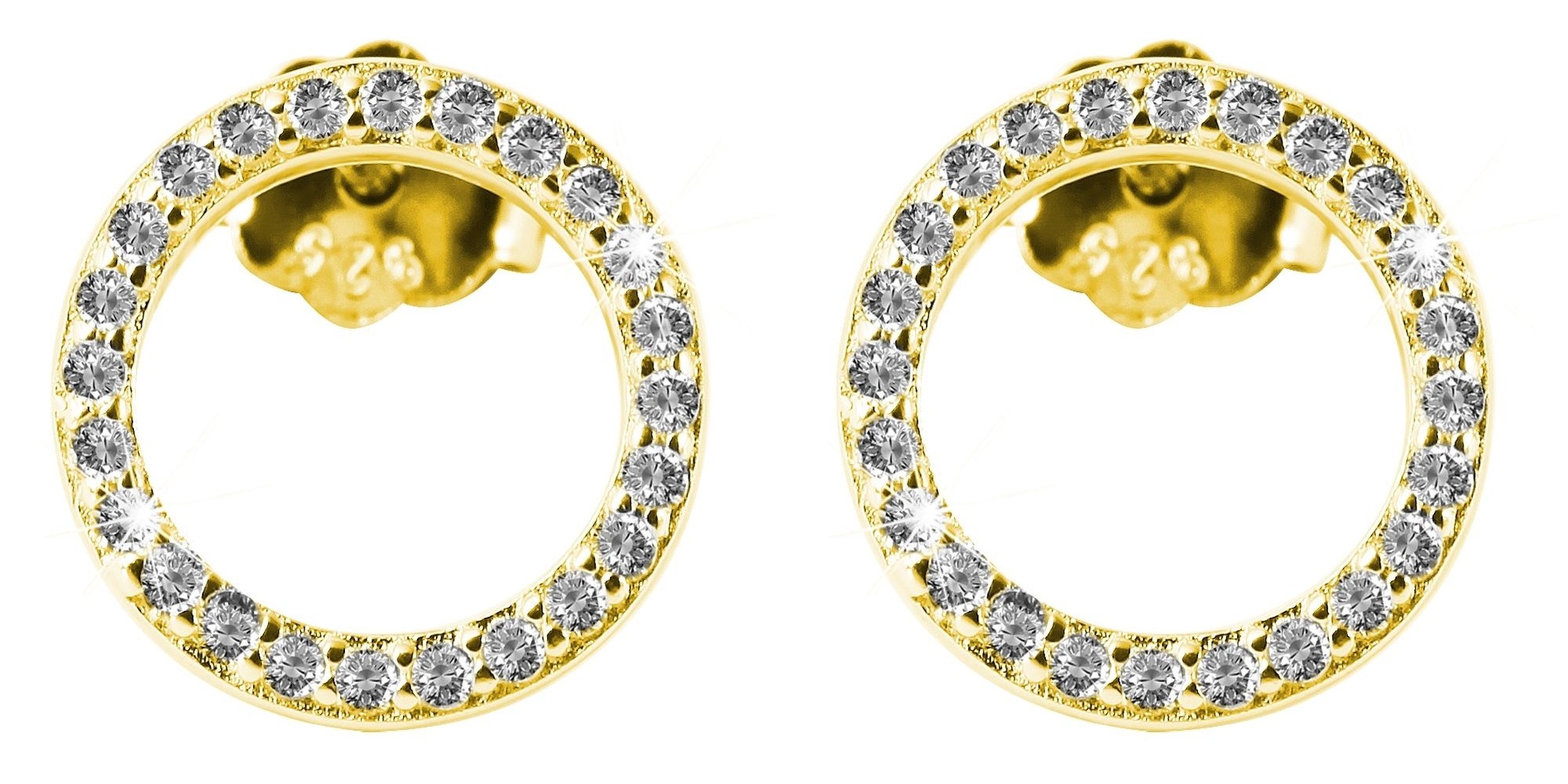 Adelia´s Paar Ohrhänger "Damen Ohrringe – Ohrstecker aus 925 Silber mit Zir günstig online kaufen