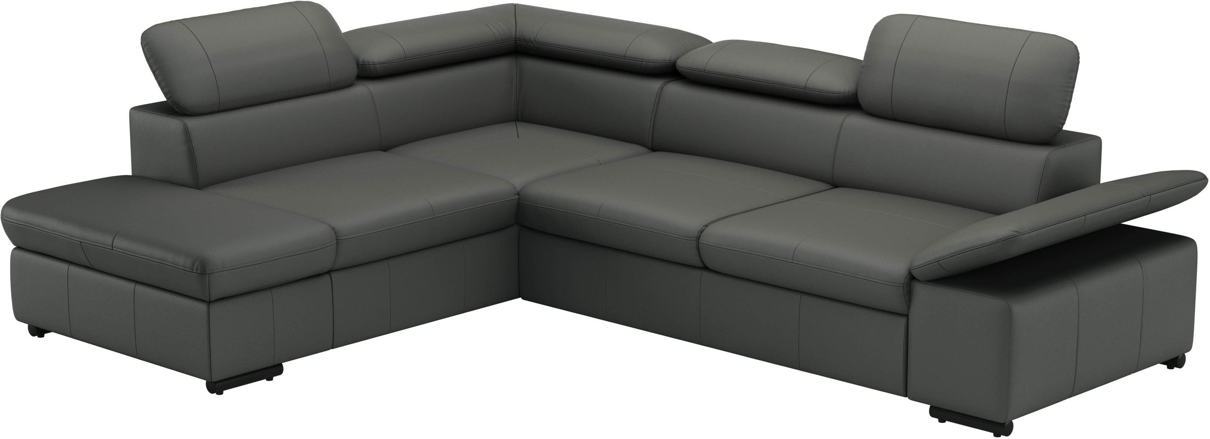 sit&more Ecksofa »Alcudia L-Form«, mit Armteilverstellung, optional Kopfteilverstellung und Bettfunktion