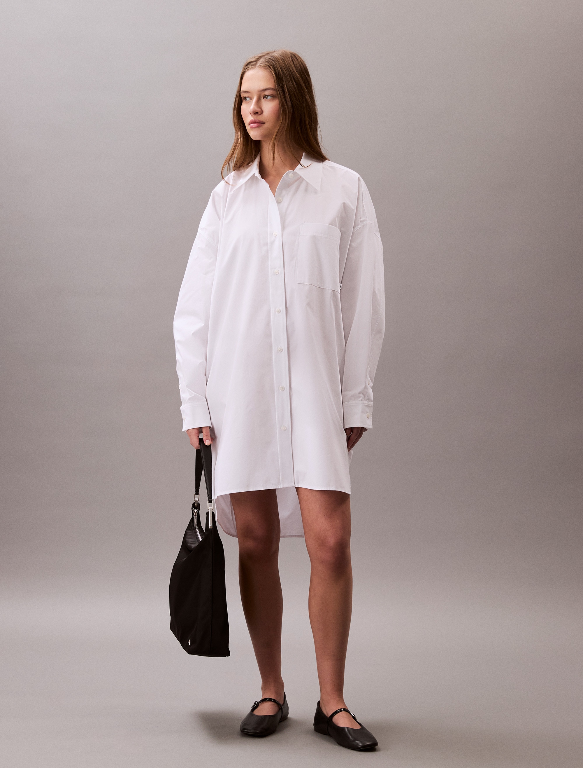 Calvin Klein Jeans Hemdblusenkleid "Cotton Oversized Mini Shirtdress", im O günstig online kaufen