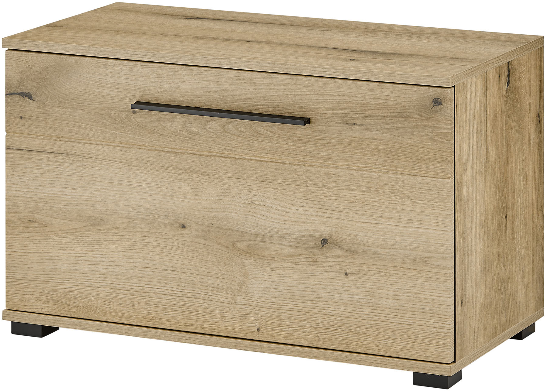 Home affaire Schuhbank "Cantara, Garderobenbank mit Klappe, Sitzbank in zwei Farben" ausreichend Stauraum, Platz für ca. 6 Paar Schuhe, 80 cm breit