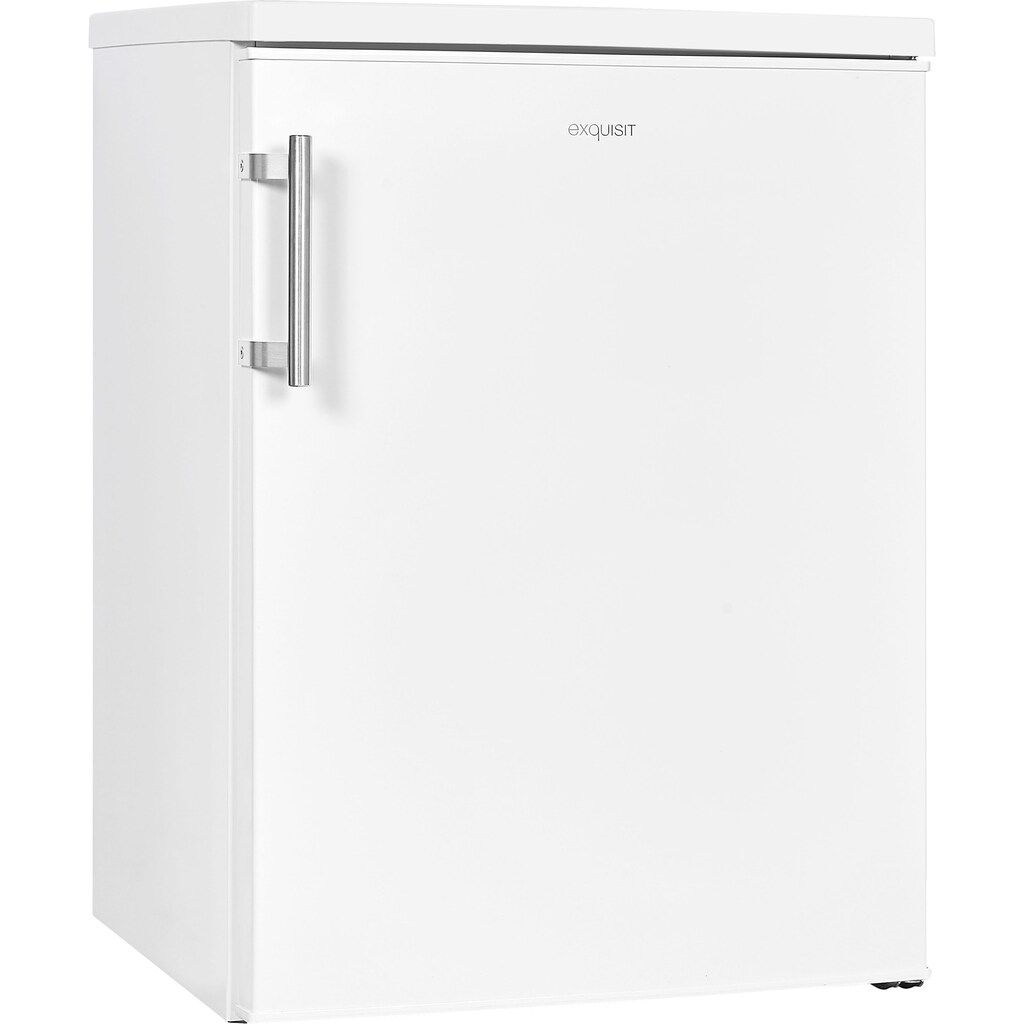 exquisit Kühlschrank, KS18-4-H-170D weiss, 85,0 cm hoch, 60,0 cm breit