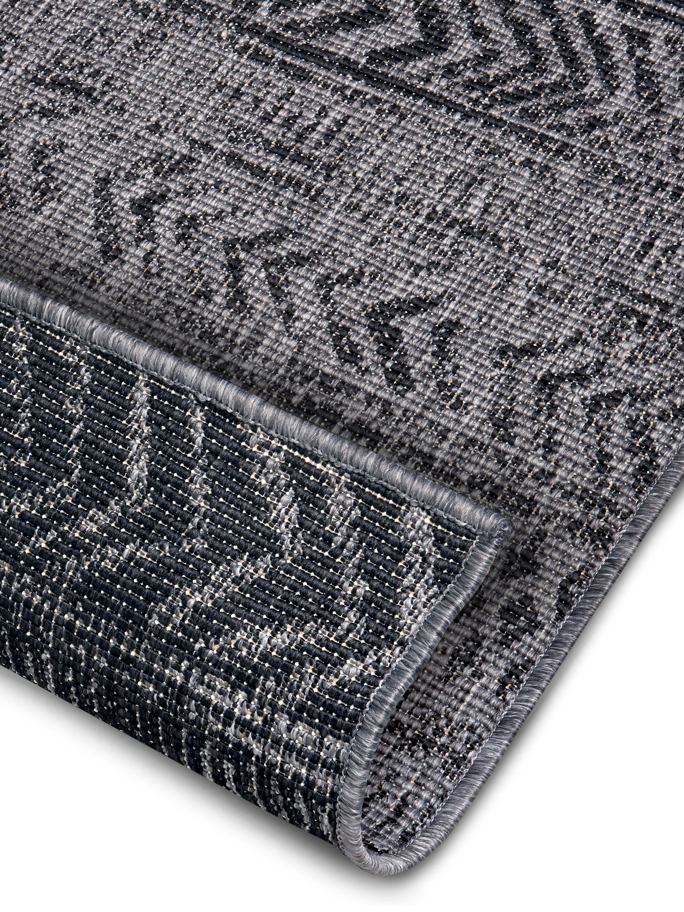 NORTHRUGS Teppich »BIRI Wendeteppich«, rechteckig, 5 mm Höhe, In-& Outdoor, Wetterfest, Balkon, Läufer, Wohnzimmer, Wasserfest, Boho