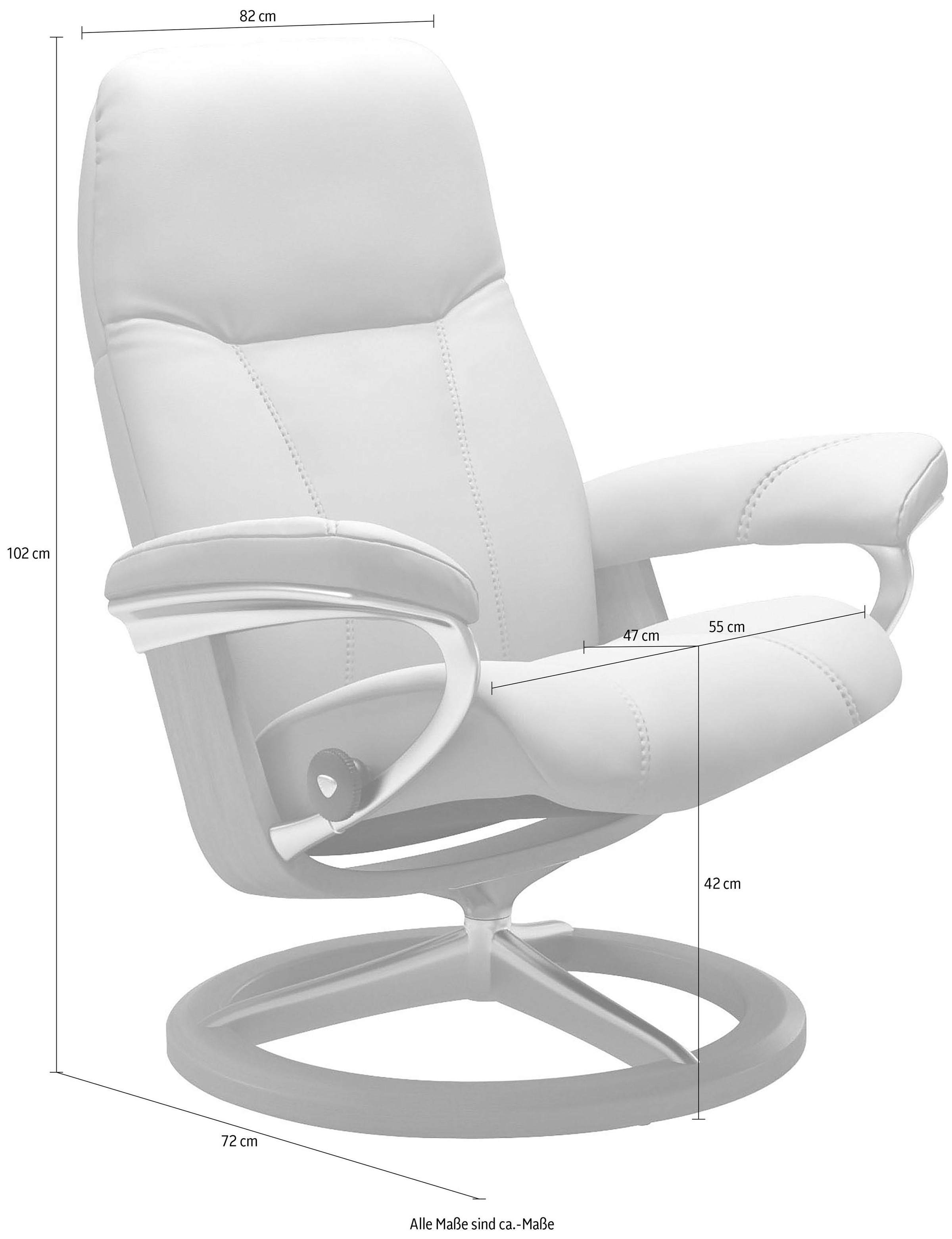 Base, Stressless® Größe mit BAUR M, Signature Gestell »Consul«, | Braun Relaxsessel kaufen