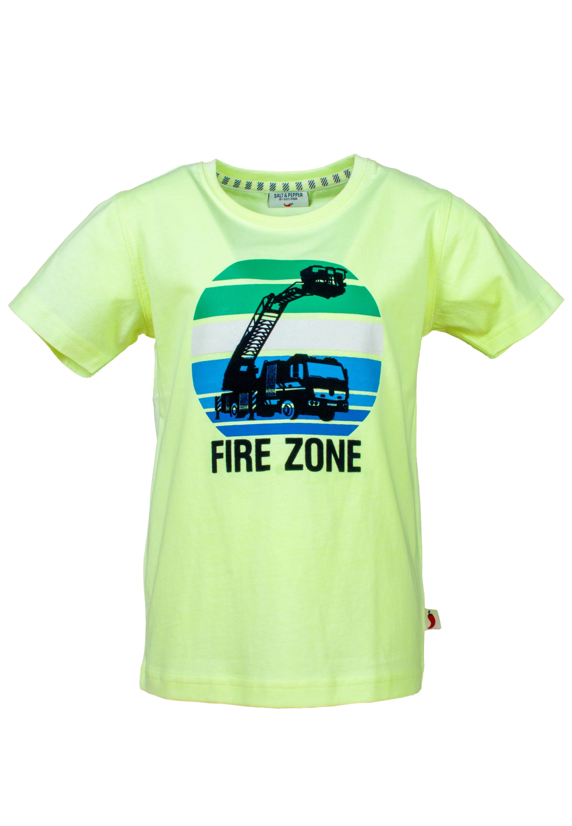 SALT AND PEPPER T-Shirt »Feuerwehr«, (2 tlg.), mit Flock- und Glowprint