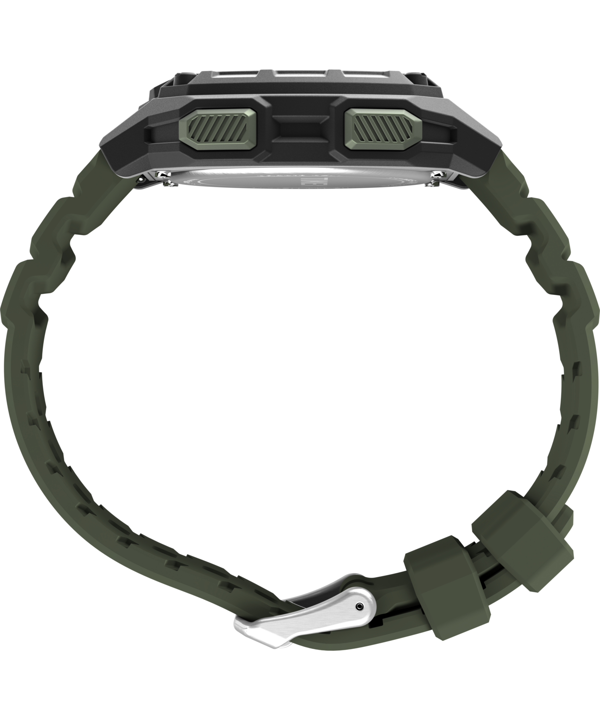 Timex Chronograph »RIDGE« Quarzuhr, Armbanduhr, Herrenuhr, Silikonarmband, Stoppfunktion,digital