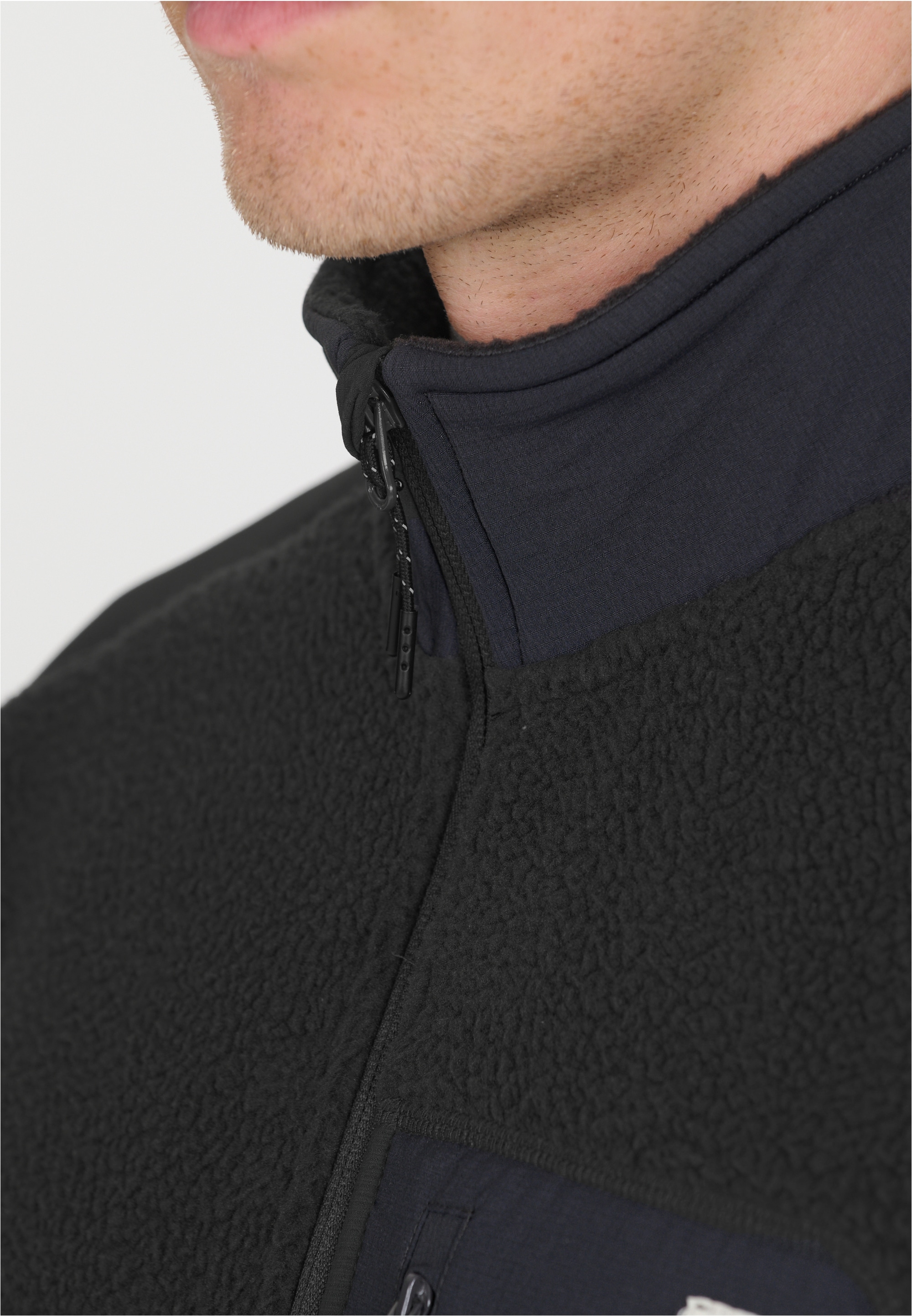 WHISTLER Strickpullover »Felis«, aus weichem Teddyfleece mit flachen Nähten