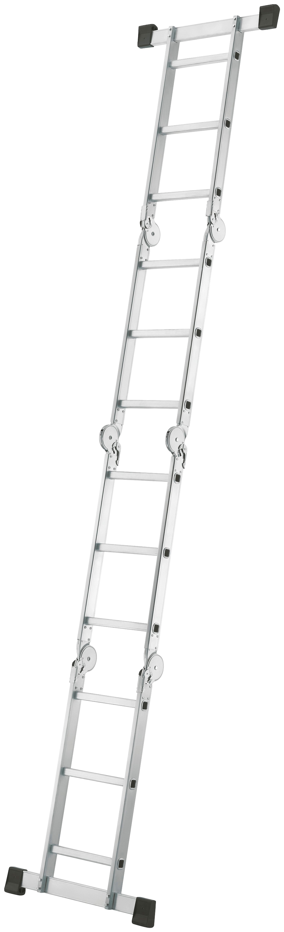 Hailo Gelenkleiter »M60«, Aluminium-Universalleiter 4x3 Sprossen