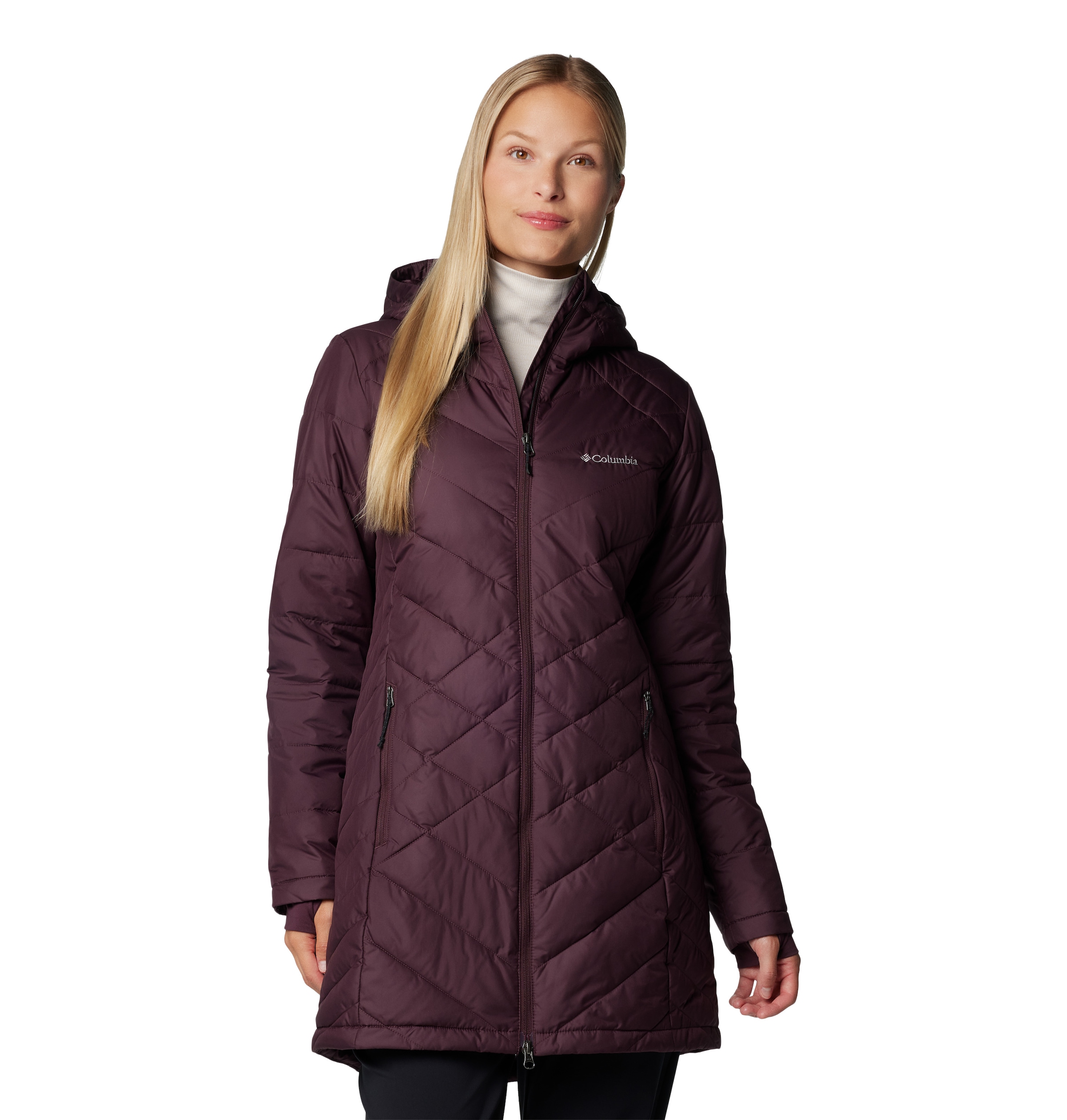 Columbia Steppmantel "HEAVENLY LONG HOODED JACKET", (1 tlg.) günstig online kaufen