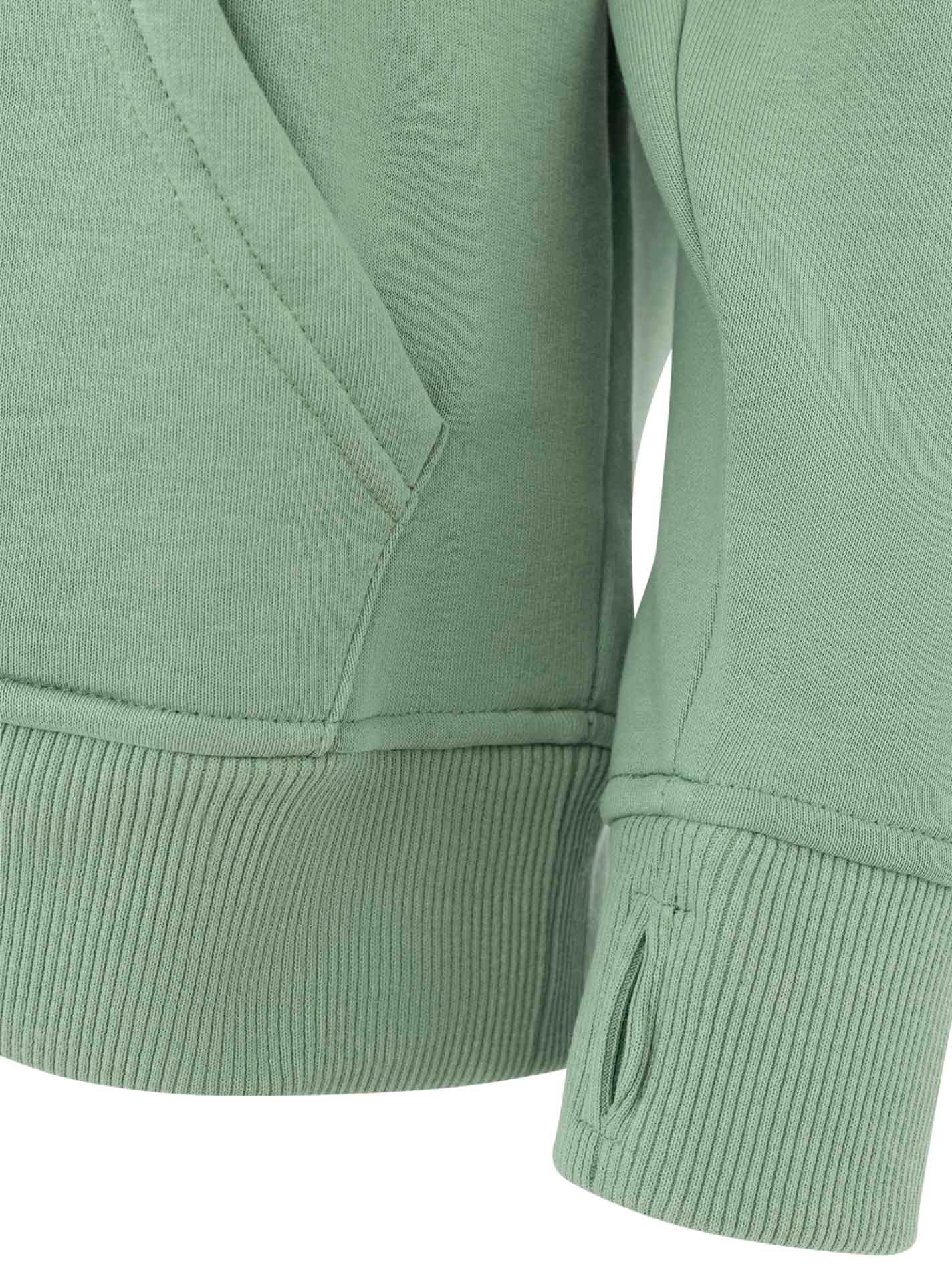 Zwillingsherz Hoodie »"HOPE Spitze"«, Kapuze mit Kordel, Motiv mit Spitze, elastische Bündchen
