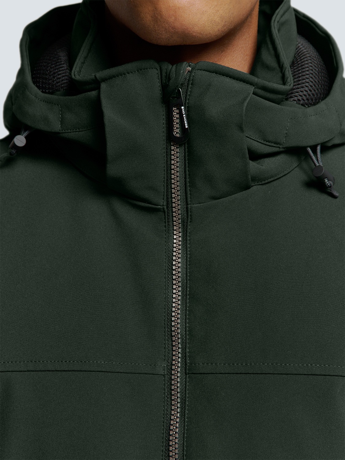 NO EXCESS Softshelljacke »No Excess Softshell-Kapuzenjacke«