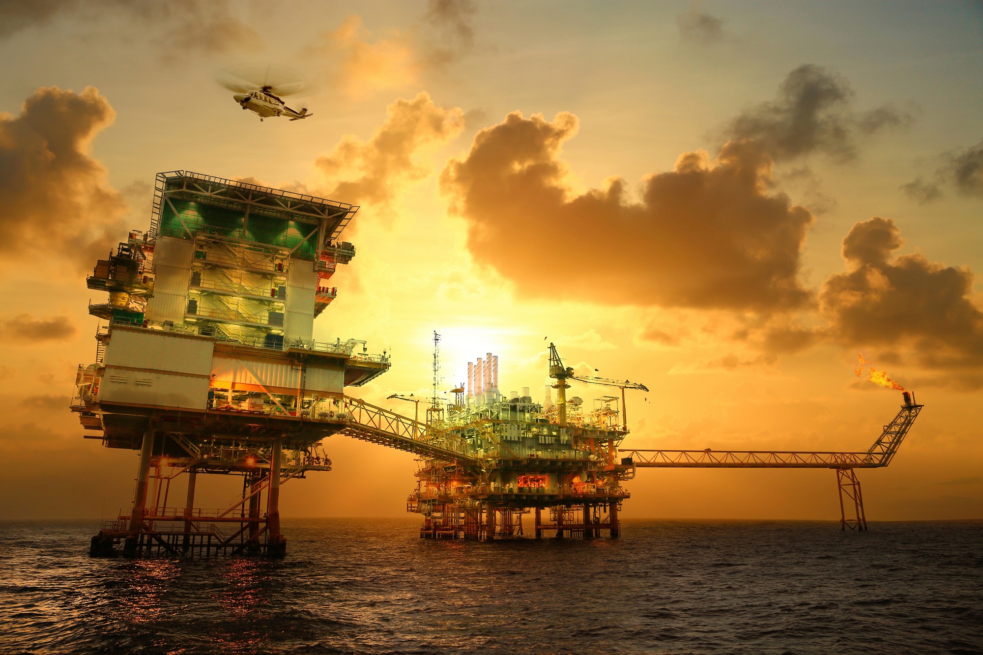 Papermoon Fototapete "BOHRPLATTFORM-OFFSHORE GOLF THAILAND ERDÖL GAS INSEL"