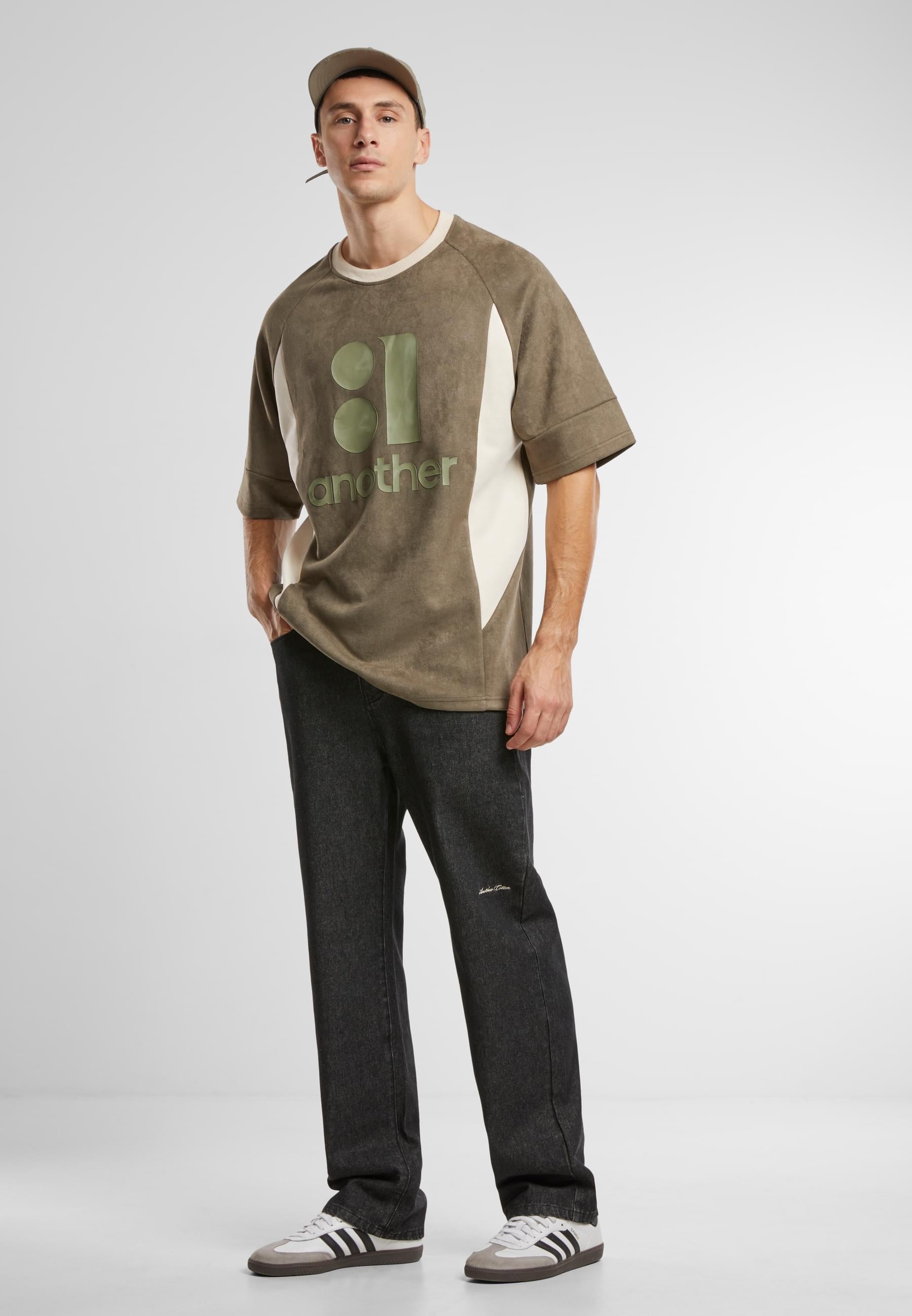 Another Cotton Lab T-Shirt »Another Cotton Lab Another Oversize Raglan Velour Jersey«, (1 tlg.)