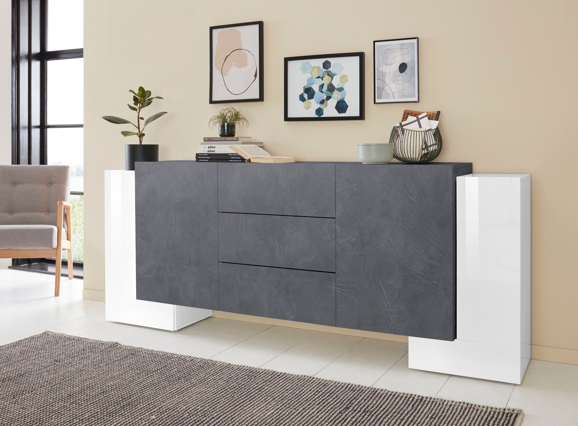 INOSIGN Sideboard »Pillon«, Breite 210 cm