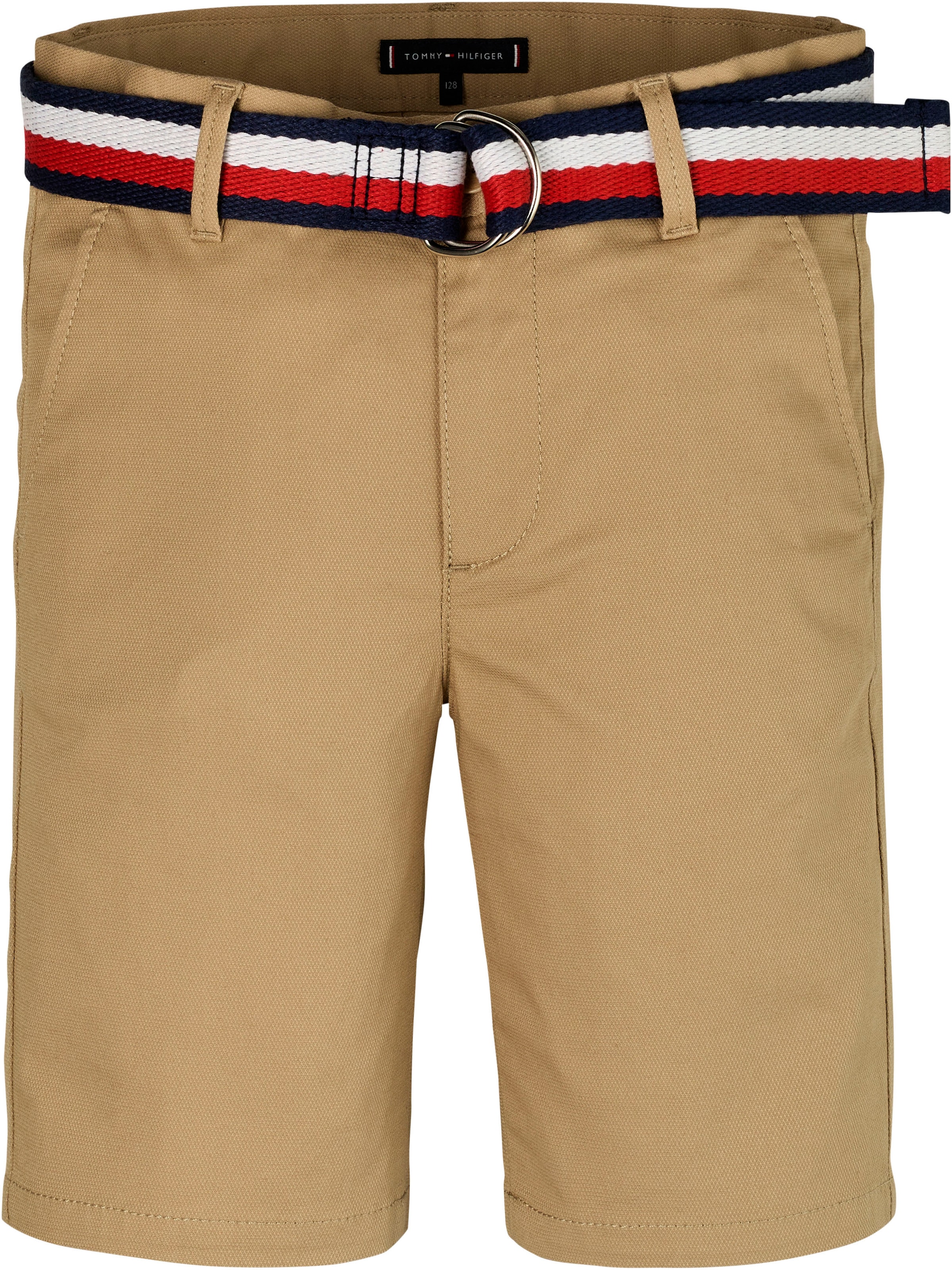 Tommy Hilfiger Chinoshorts »WOVEN BELTED SHORTS«, Kinder bis 16 Jahre