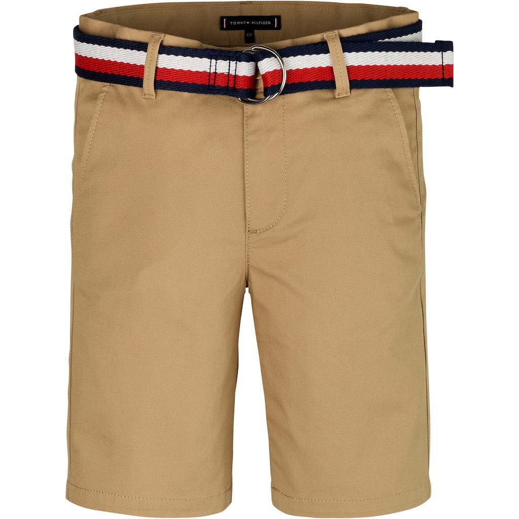 Tommy Hilfiger Chinoshorts »WOVEN BELTED SHORTS«