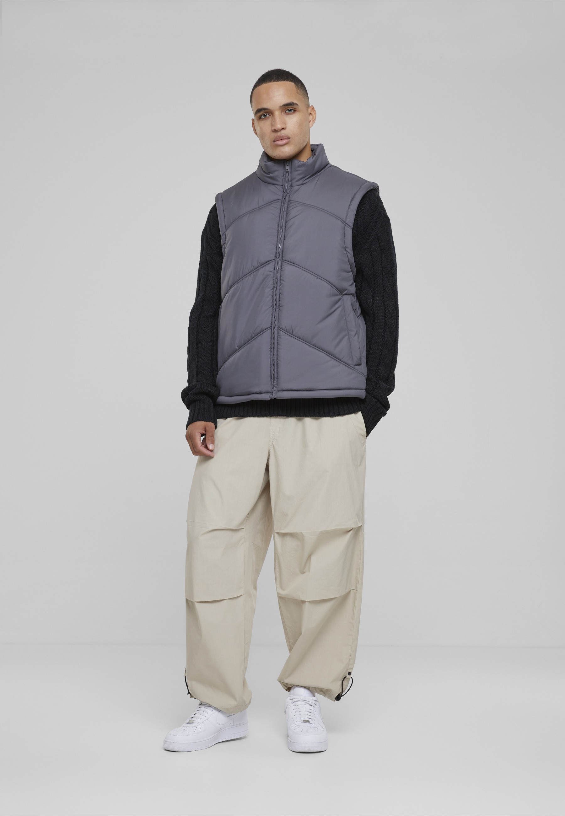 URBAN CLASSICS Steppweste »Urban Classics Herren Arrow Puffer Vest« 1 Stk.