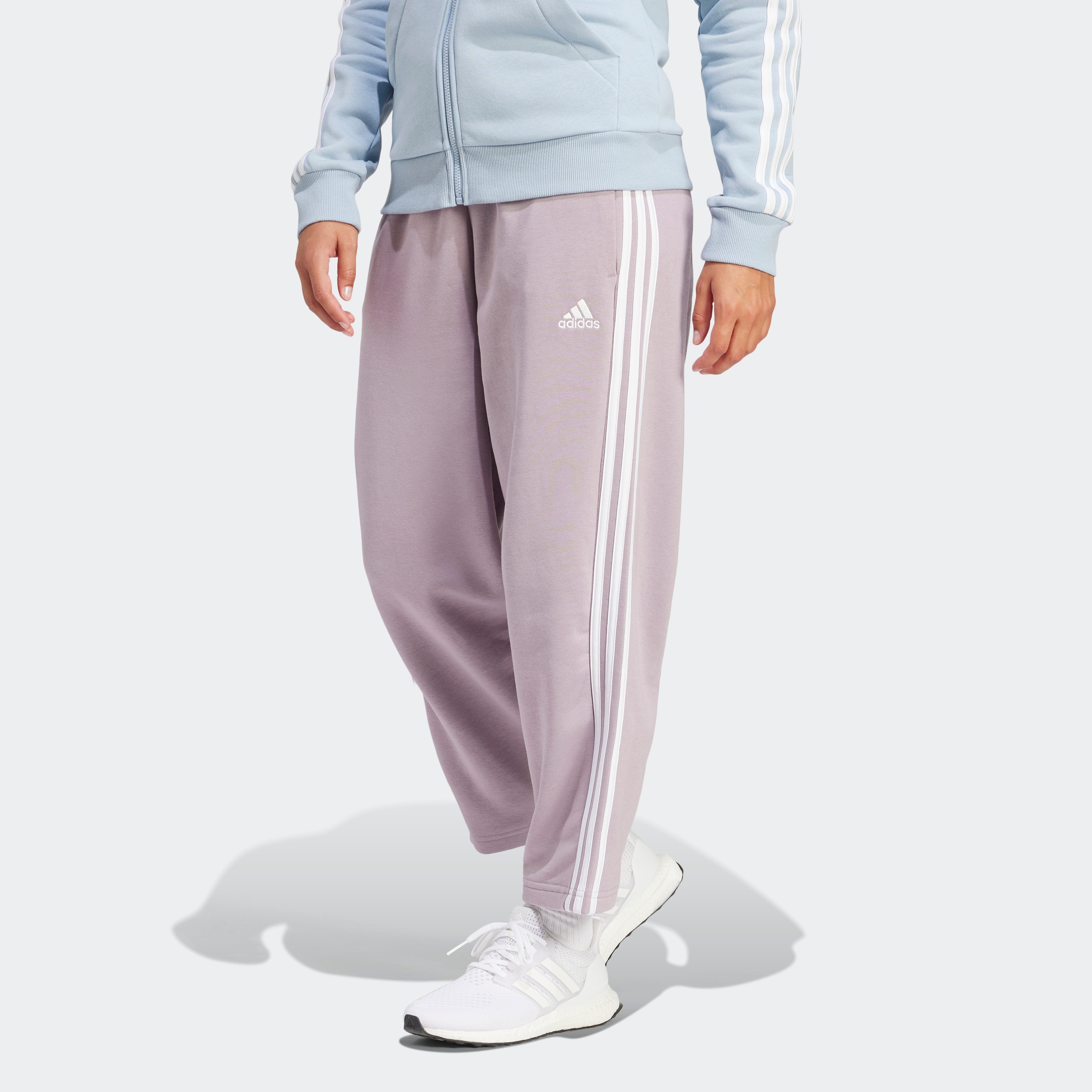 Adidas open hem track pants hotsell